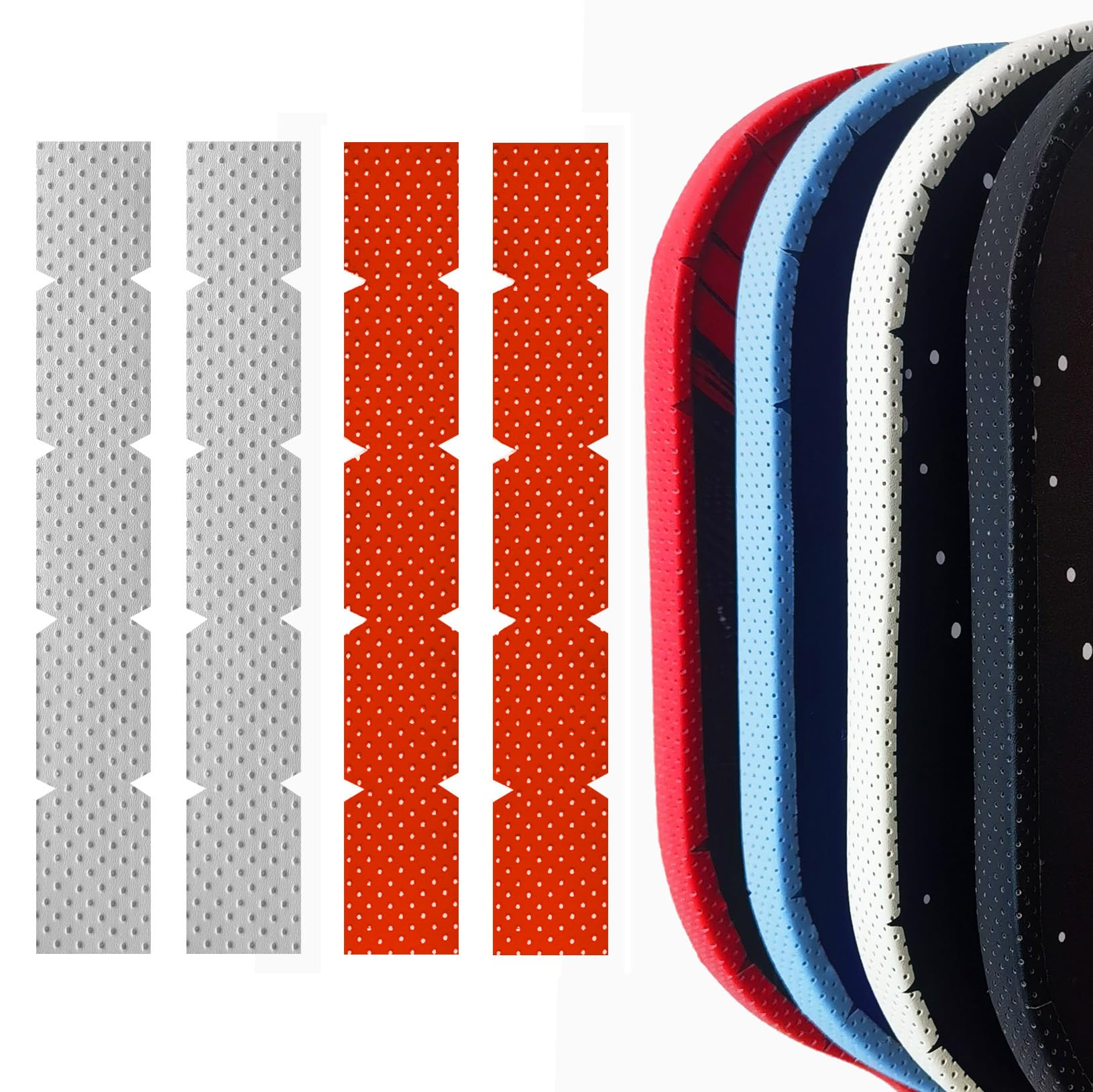 Pickleball Paddle Edge Guard Tape - Protect and Enhance Your Pickleball Paddle with Court Tape,4pcs Pickleball Edge Guard Tape,20/23/26mm Width Protective Tapes