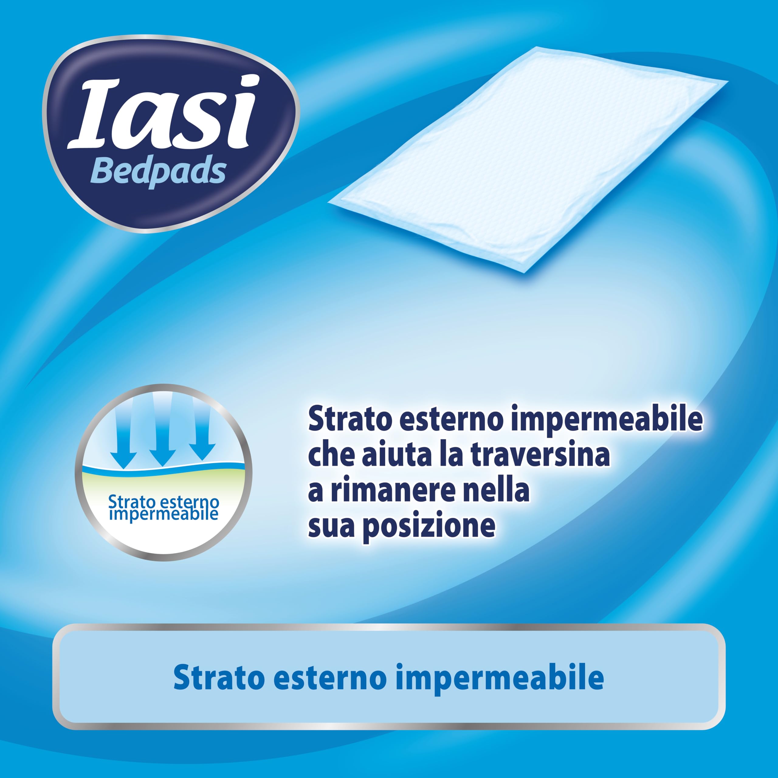 IASI traverse letto 60x90 Fresh, Assorbenza Maxi Plus, tecnologia 'odour control' con delicata profumazione, 90 Unità