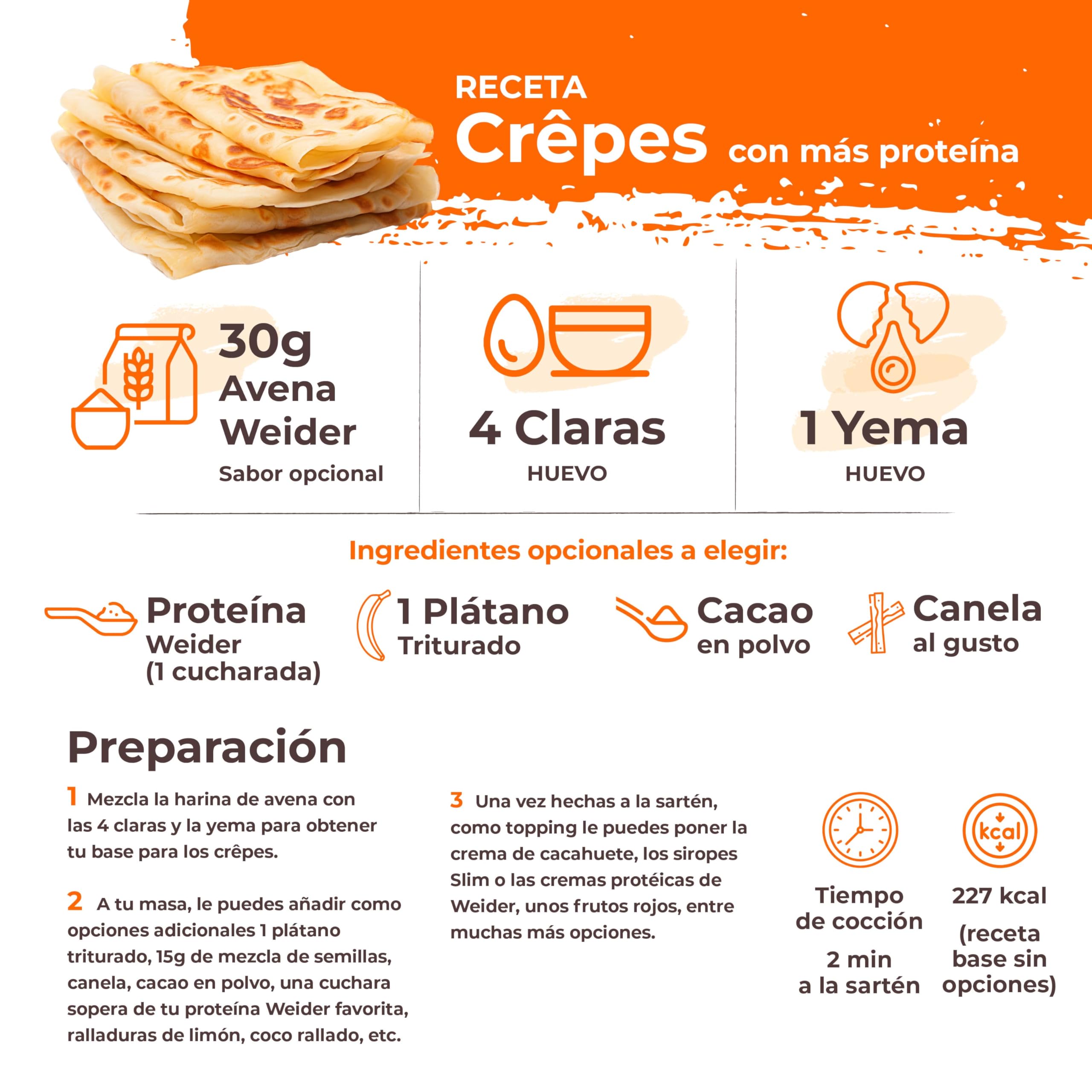 Weider Oat Gourmet Harina de Avena Integral, Proteína Bajo Azúcares, Sabor Tarta de Fresa, 1.9 kg, Pack de 4
