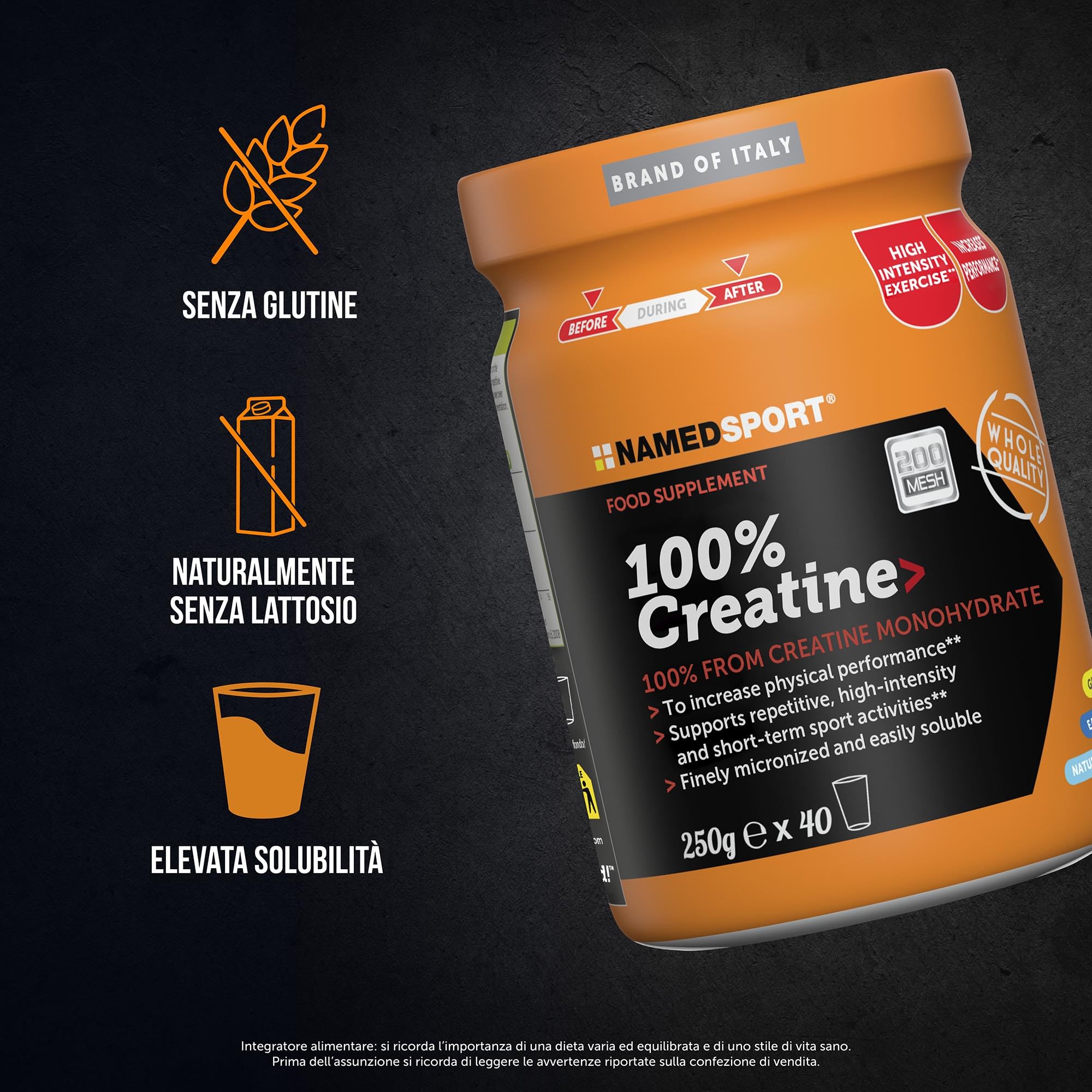 NAMEDSPORT Star Whey Isolate Proteine 750g Cioccolato + 100% Creatine in Polvere 250 g | Proteine del Siero del Latte e Creatina | Massa Muscolare e Recupero | Low Sugar & High Protein