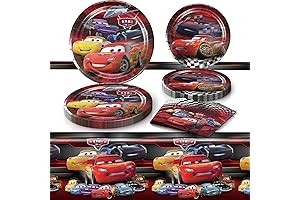Adorable Car Theme Birthday Party Decorations Set