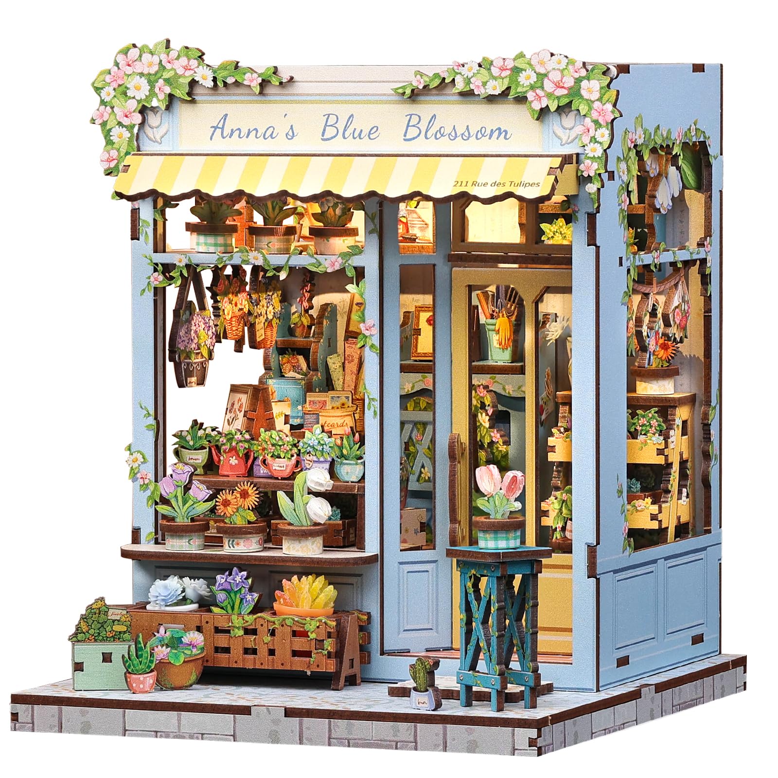 Endless Limit Book Nook Kit, Dollhouses Miniature with LED Light, Decorative Bookshelves and Home Decoration โ image 1