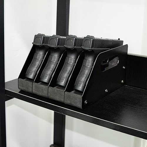 Miniatura 8 de Estante para pistola para pistola, estante para pistola, almacenamiento de gabinete de armas, accesorios organizadores de pistolas, soportes para