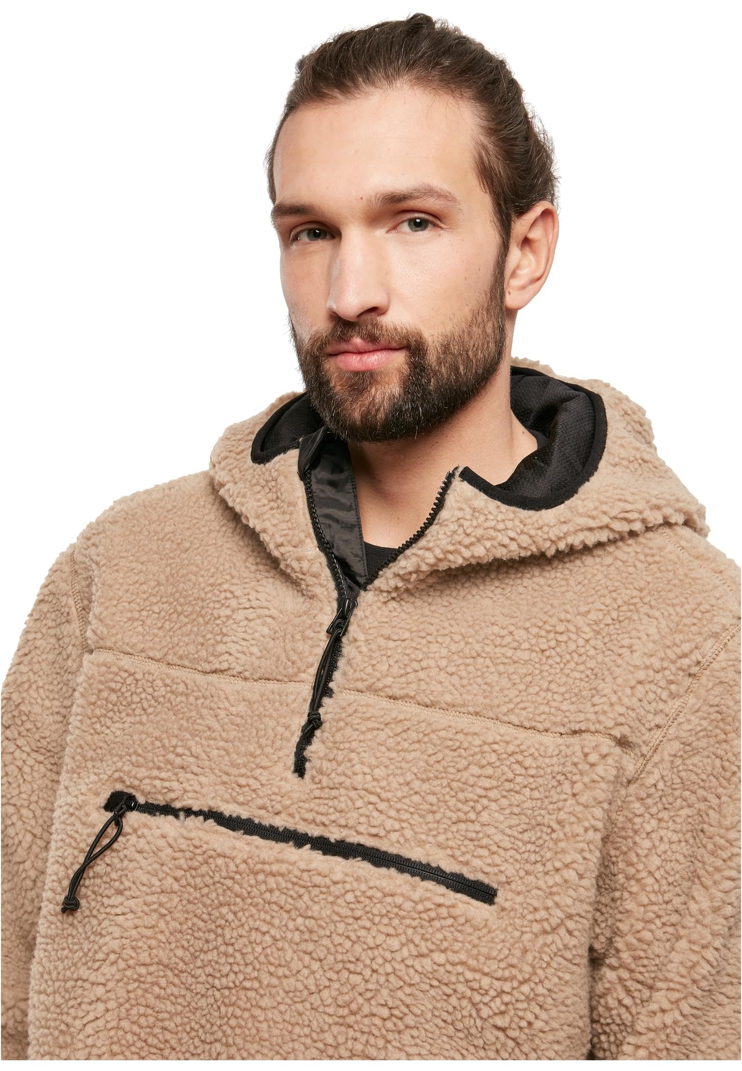 Brandit Teddy Windbreaker Uomo Giacca a Vento Nero