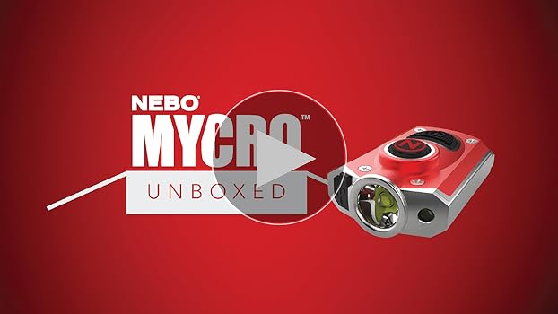 NEBO MYCRO Keychain Flashlight | 400 Lumens, 40 Hours Run
