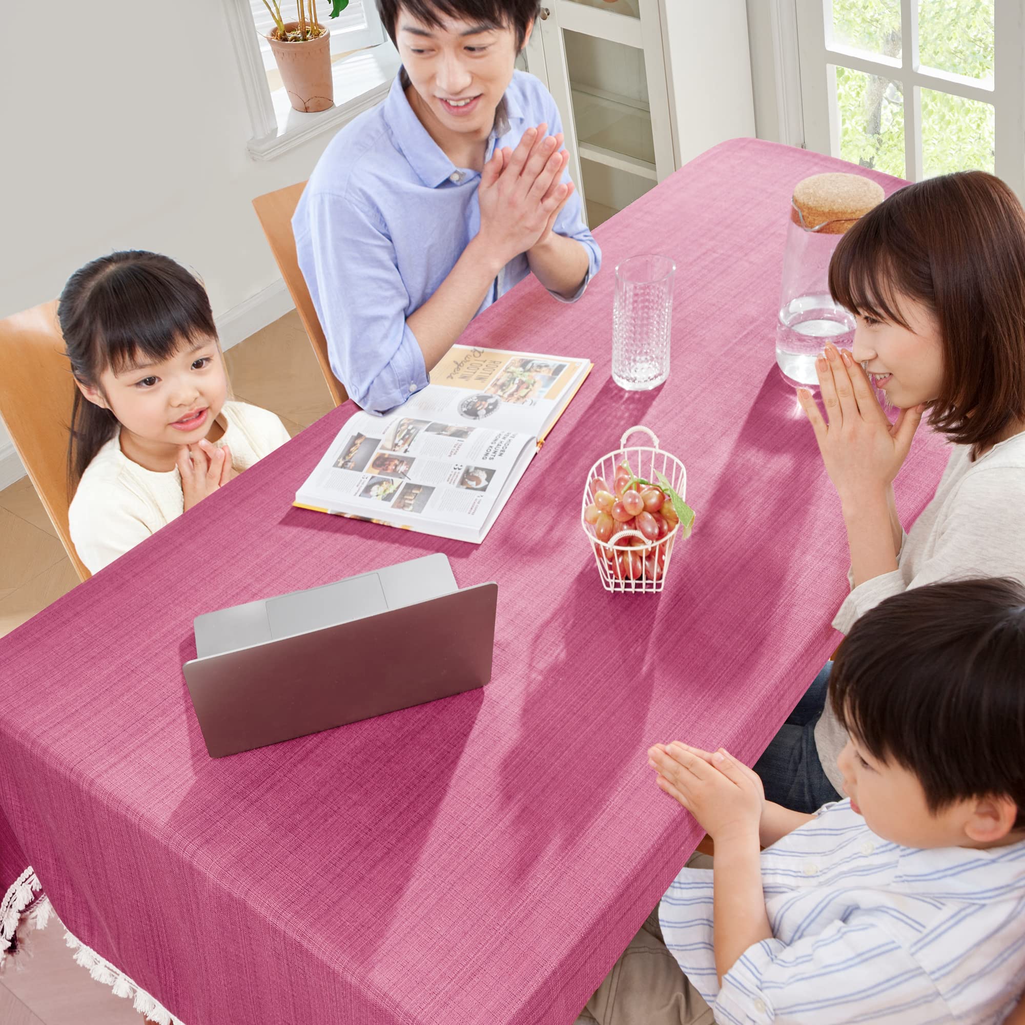 Amazon.co.jp: Deconovo テーブルクロス テーブルカバー ダイニング