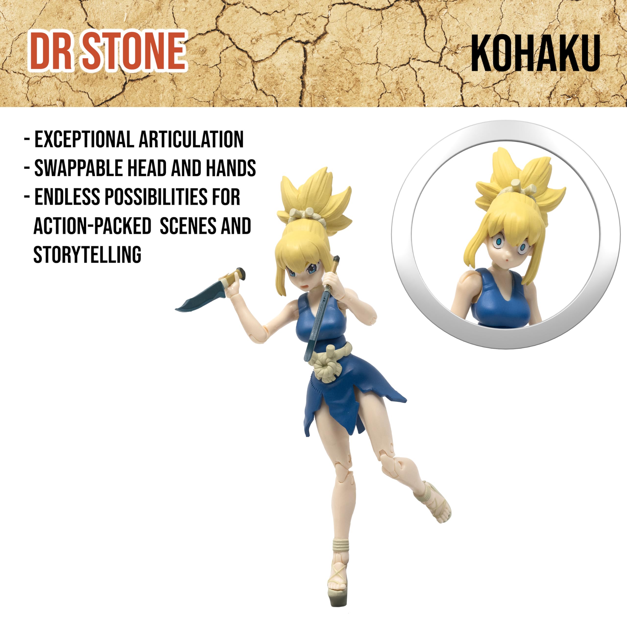 Dr. Stone: Kohaku 1:12 Scale Action Figure, Figures - Amazon Canada