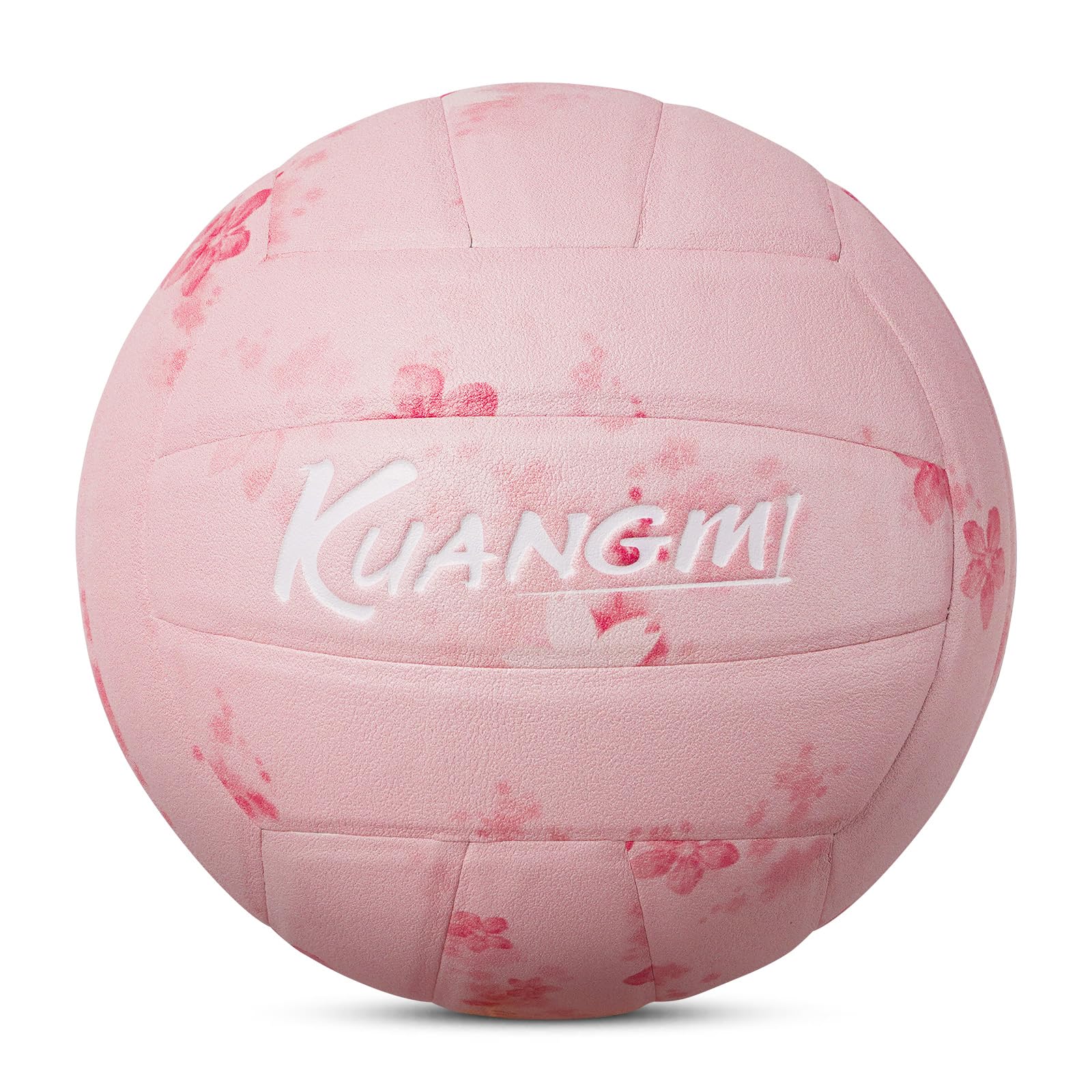 Kuangmi Weicher Volleyball, offizielle Größe 5, Indoor- & Outdoor-Freizeitball, Sporttraining, Strandspielball für Anfänger, Teenager, Erwachsene