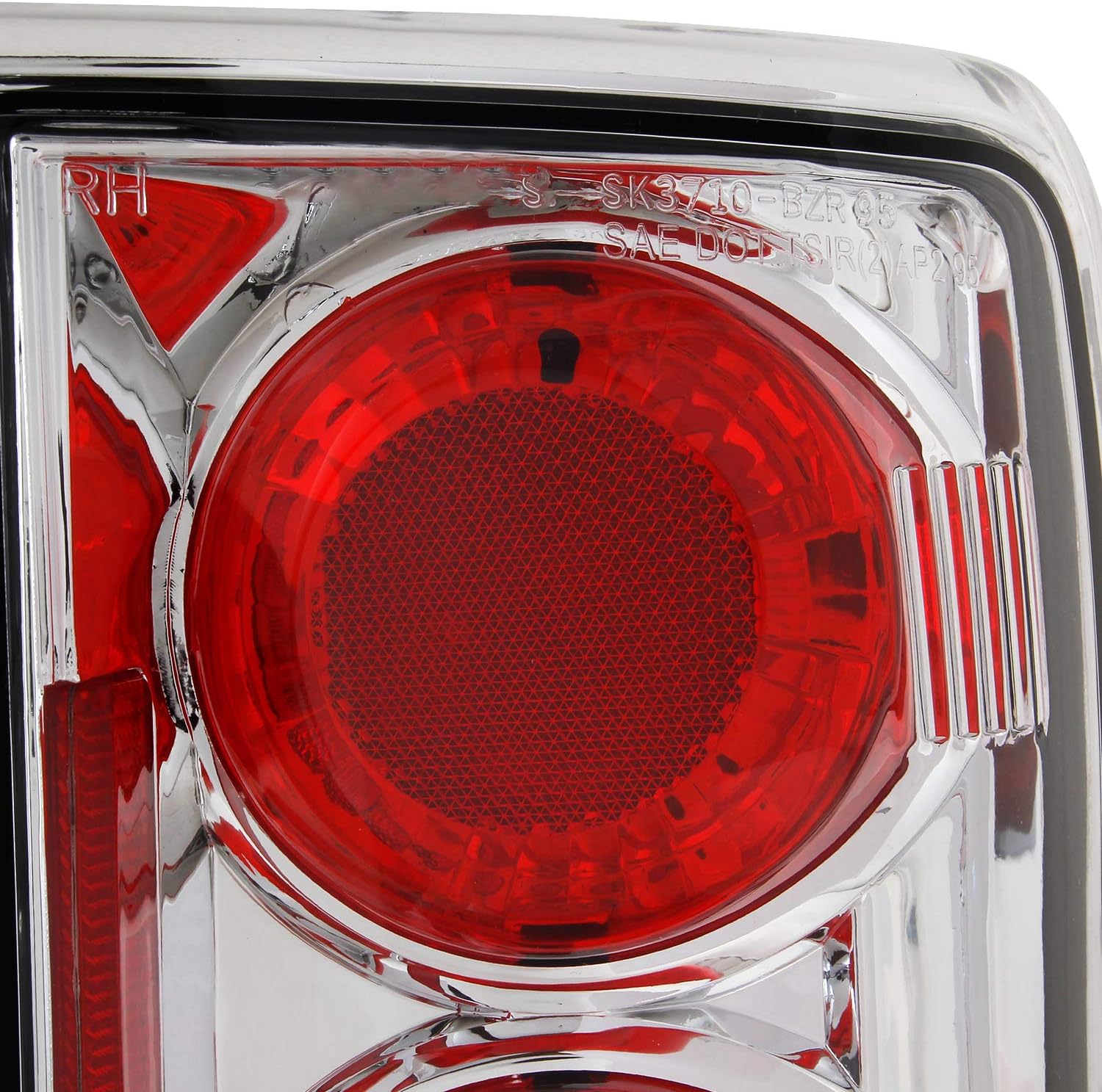 AKKON - For 95-05 Chevy Blazer | 95-05 GMC Jimmy | 96-01 Bravada Chrome Housing Tail Brake Lights Assembly