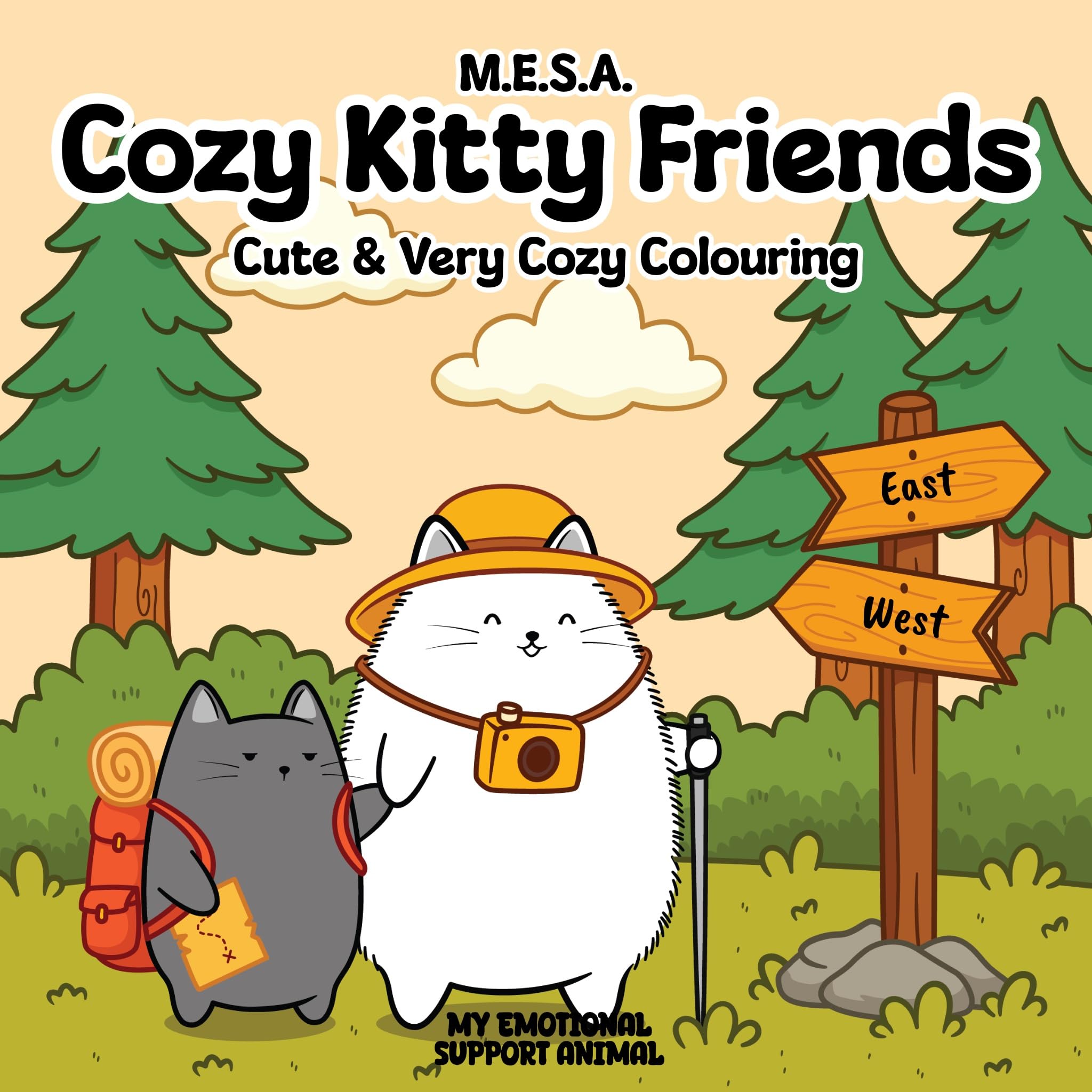 Cozy Kitty Friends: Cute & Very Cozy Colouring: 2
