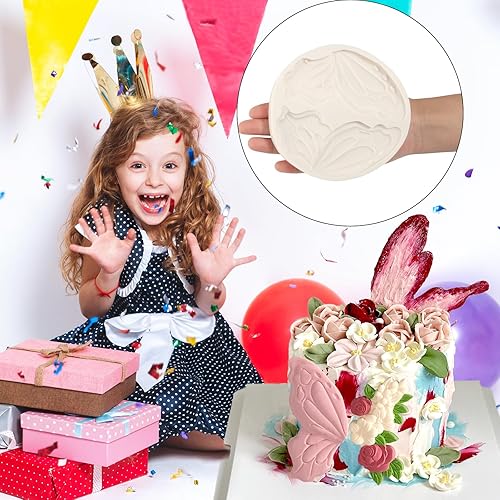 Miniatura 5 de 2 moldes de silicona de mariposa, decoración de pastel de flores, para boda, día de San Valentín, Acción de Gracias, cupcakes, galletas, caramelos,