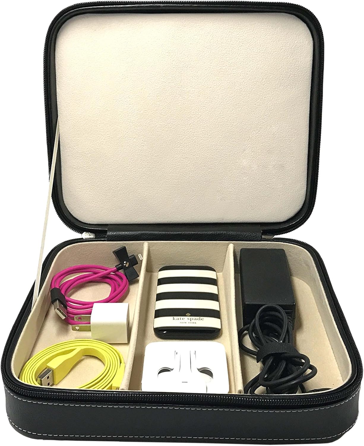 3 Compartment Extra Large Electronics Tech Organizer