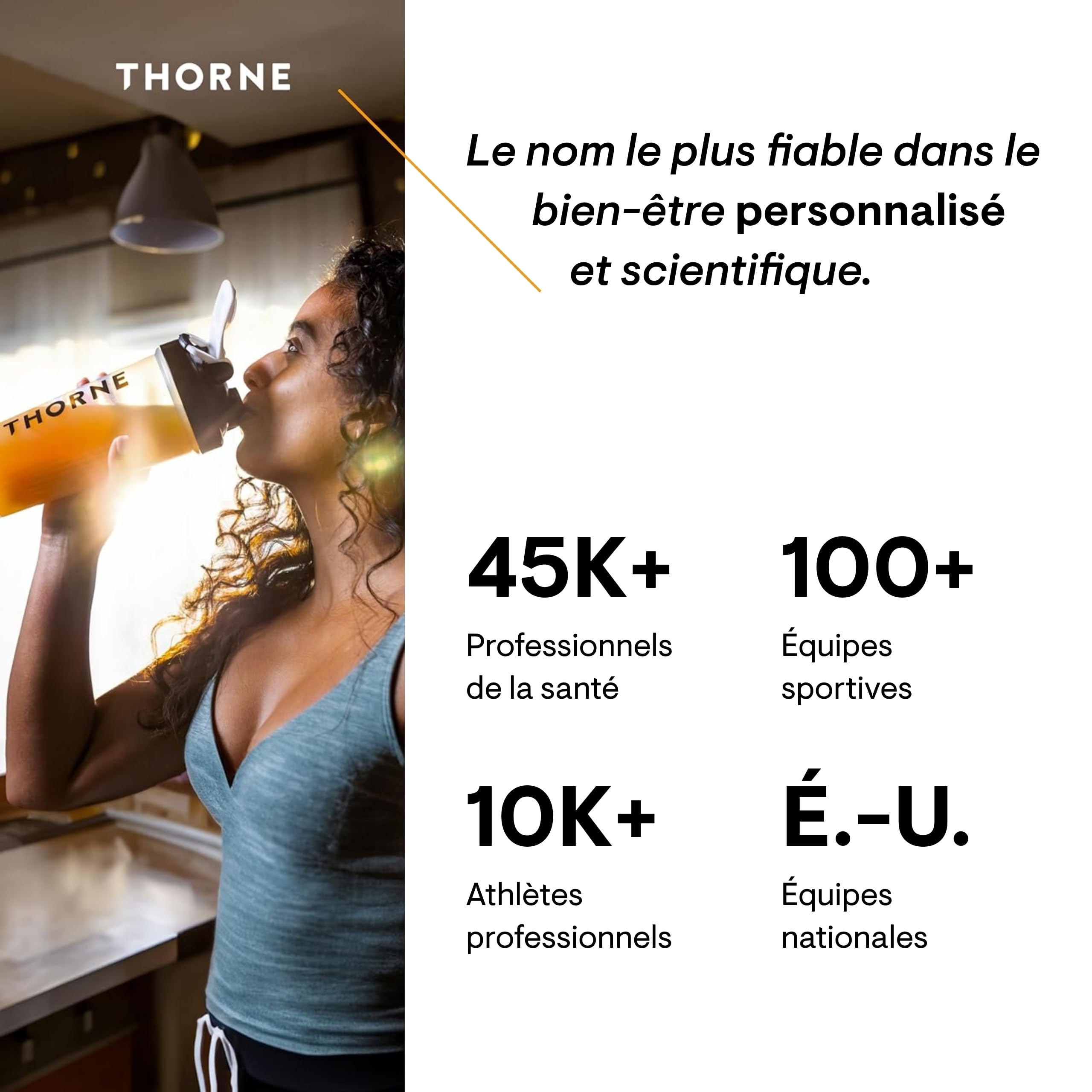 Thorne L-Glutamine - Supplément d'Acides Aminés pour la Santé Gastro-Intestinale et la Fonction Immunitaire - 90 Capsules