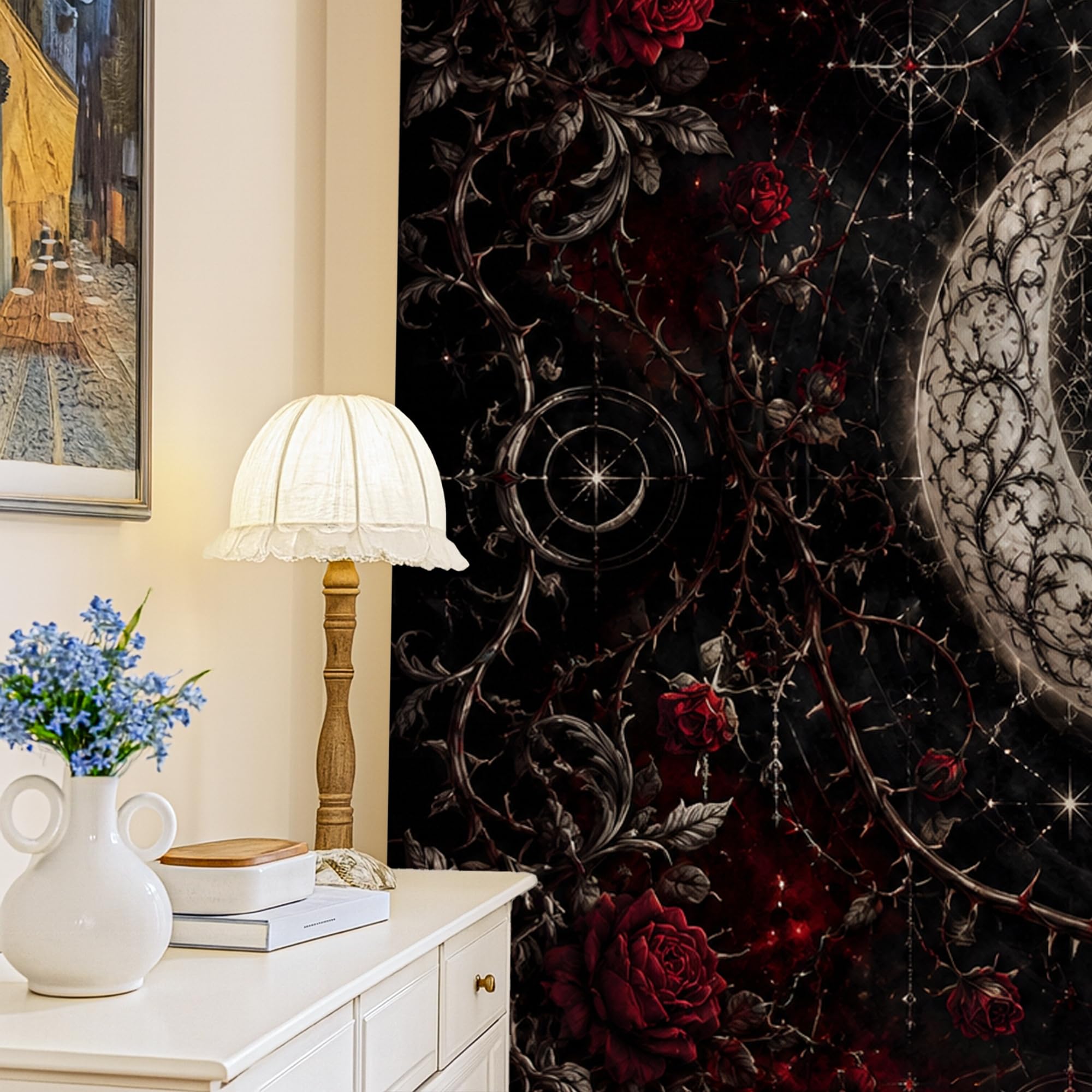 Rideaux occultants pour chambre à coucher créez un cocon gothique romantique