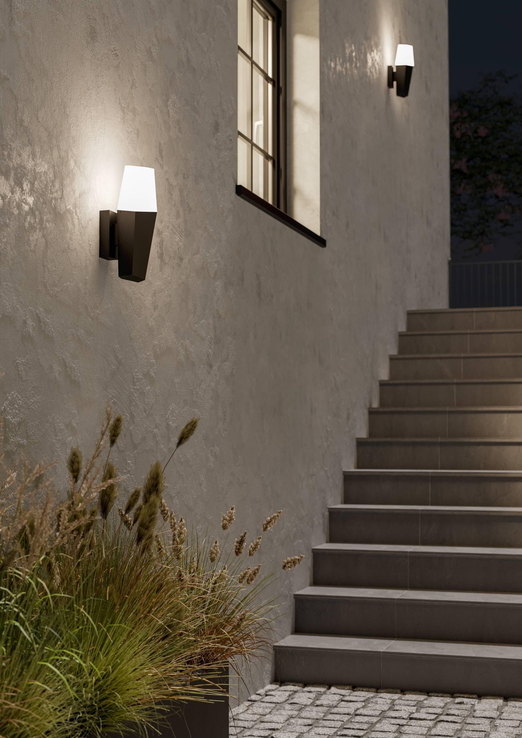 Eglo LED Outdoor wall Light Fixture Farindola, External Porch Lighting, Outside Spotlight, Exterior Torch lamp - Image 3
