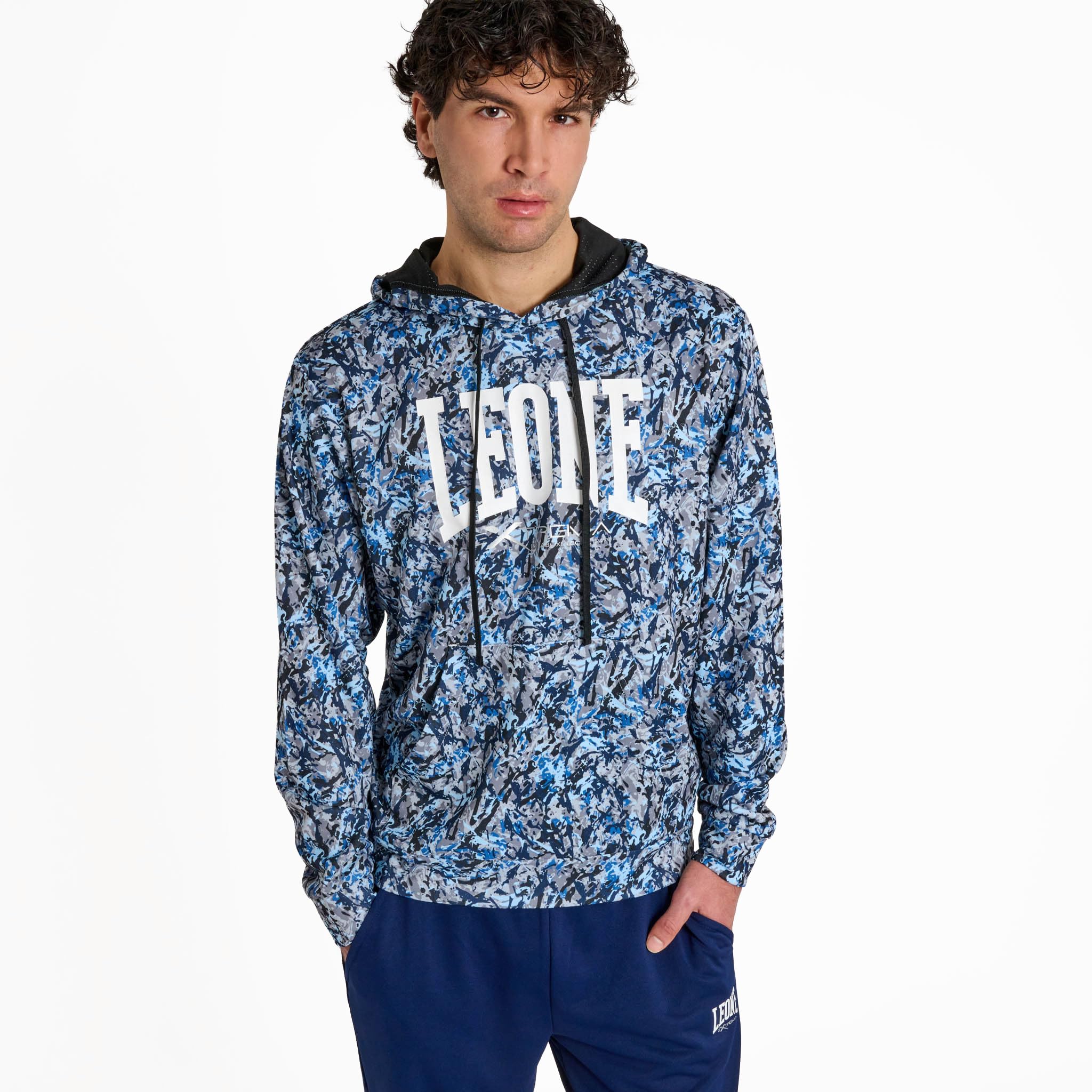Leone 1947 Urban Fighter Abx408 Hooded Sweatshirt Unisex - Adult (Pack of 1)