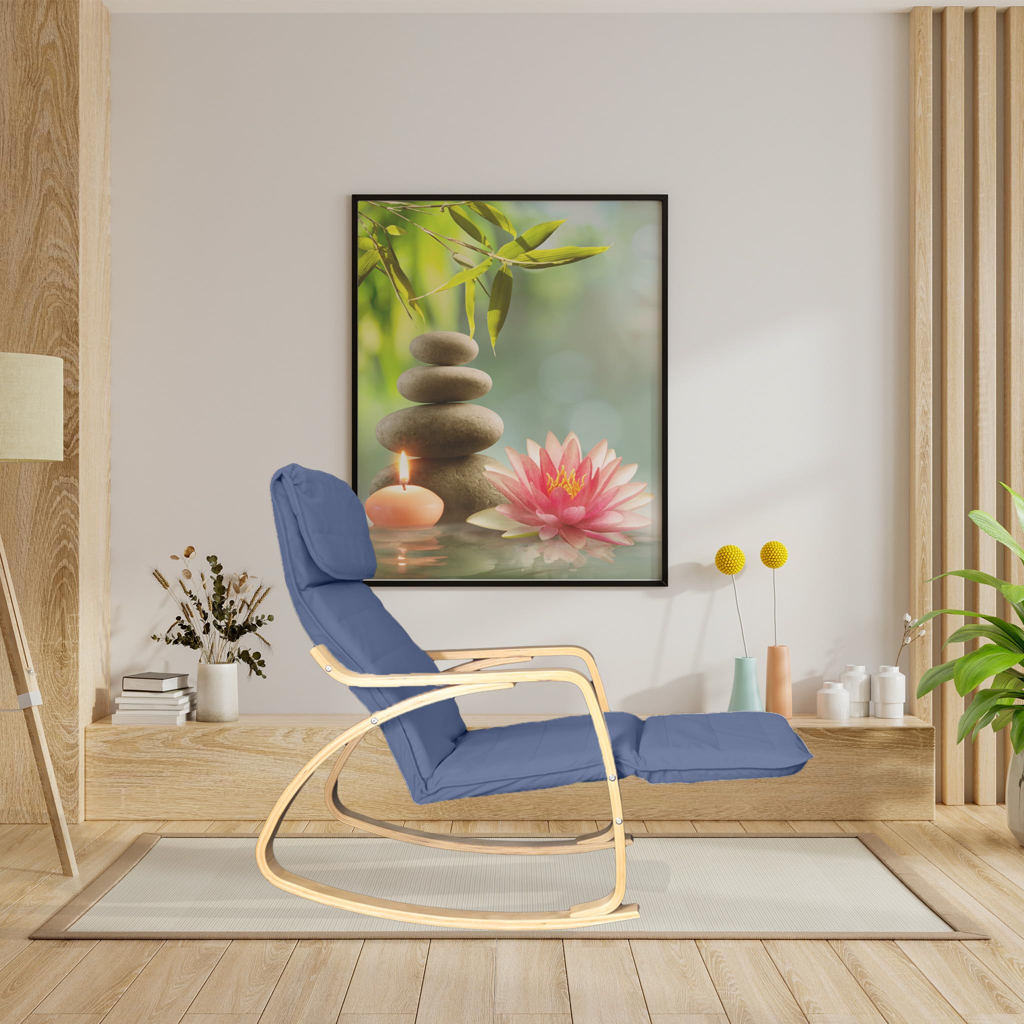 Fauteuil A Bascule Chaise A Bascule Rocking Chair Adulte Chaise À