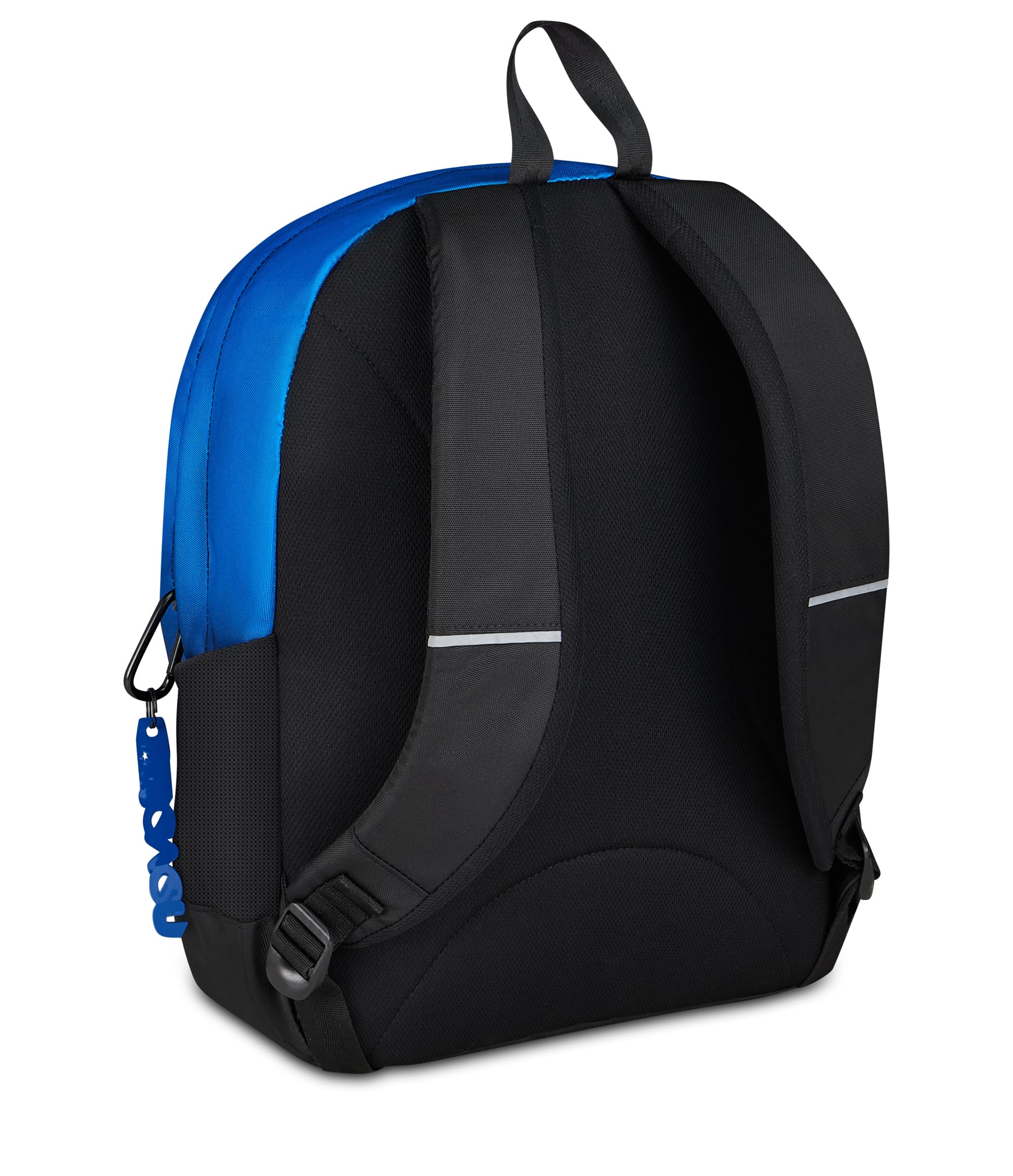 Seven Zaino Scuola SHADE TECH, Doppio Scomparto, Blu, 29 L, Tasca frontale con zip, Tasca laterale portaborraccia, Scomparto Interno porta pc, Scuola media e superiore, Bambini, Ragazzi