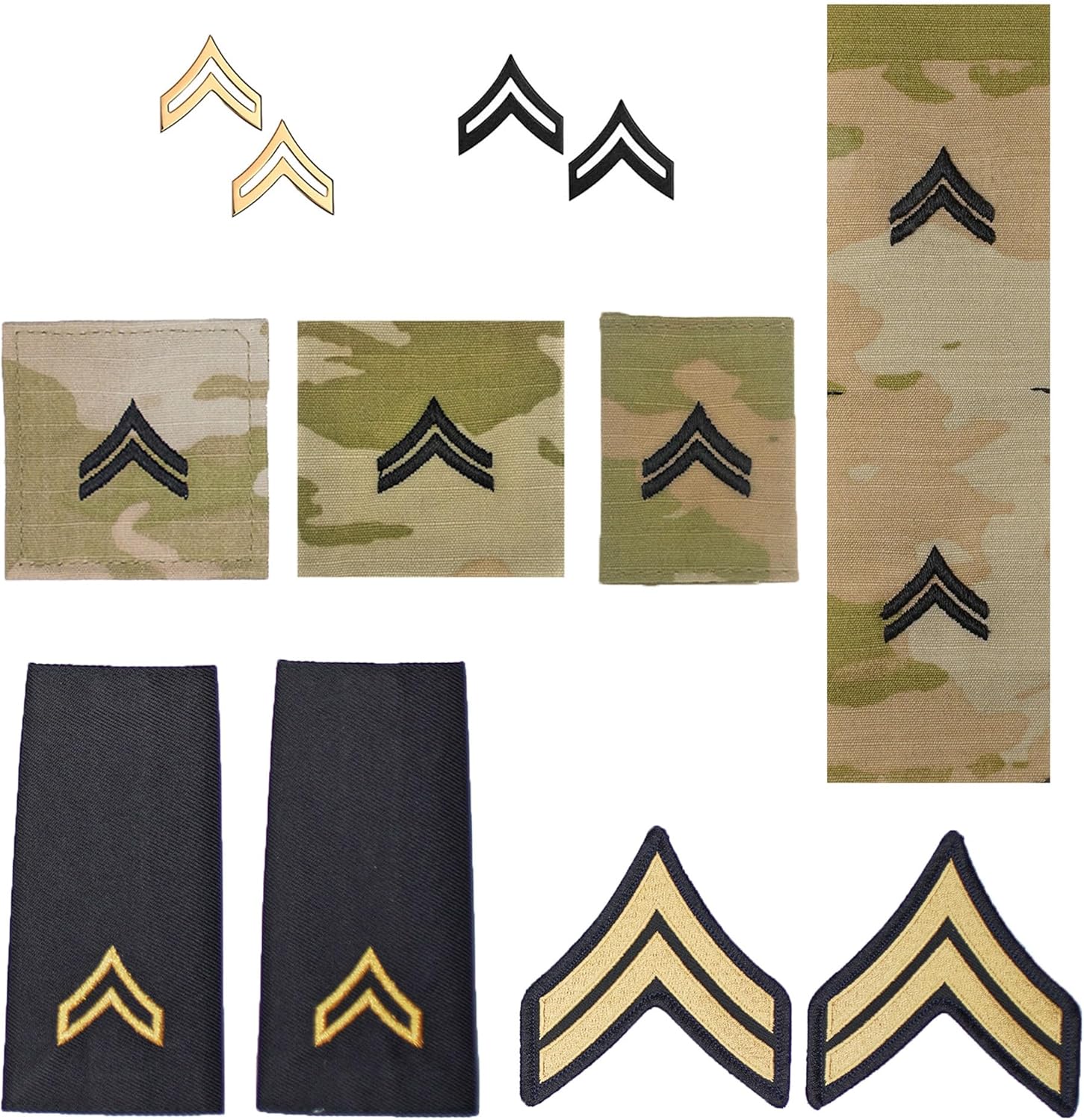 Insignia Depot US Army Corporal Rank Bundle Male