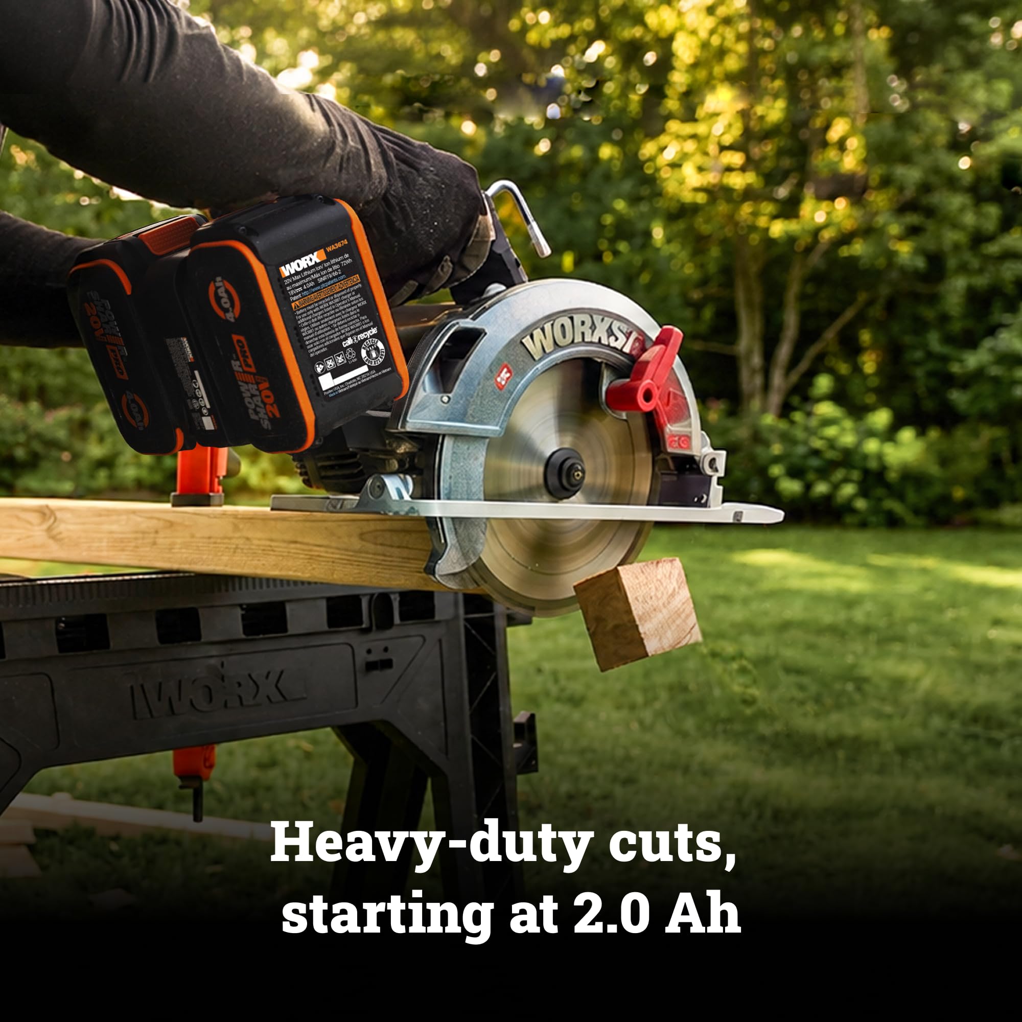 WORX 40V Cordless Circular Saw - Powerful & Cordless -4