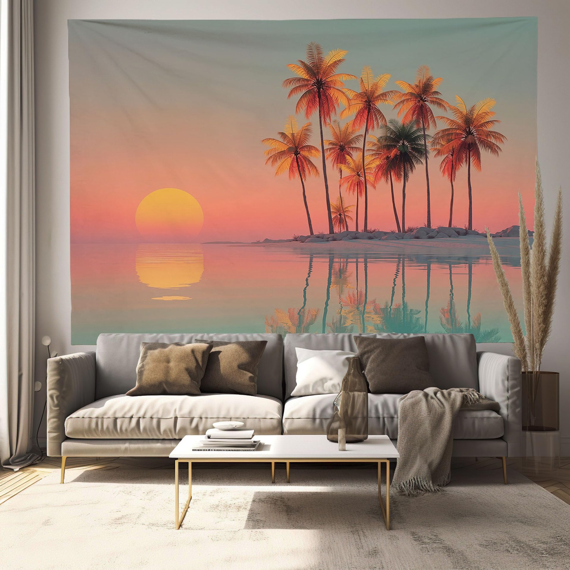 Tapiz colgante de 200x150cm para dar amplitud a paredes de apartamentos 8