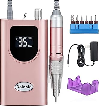 Amazon.com: Delanie Professional Nail Drill High Torque 35000 RPM