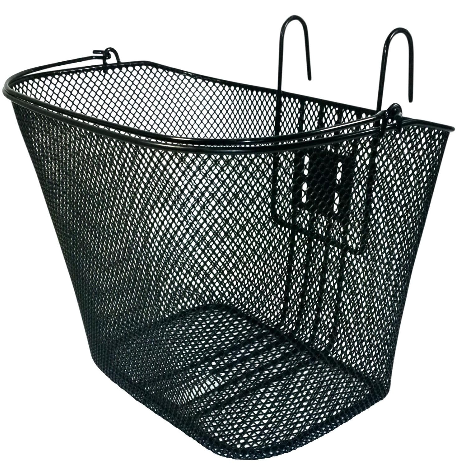 Fahrradkorb Lenkerkorb Fahrrad Tragekorb Radkorb - Red Loon BJB-218 - Korb für vorne auch für eBike eScooter geeignet - Metall engmaschig - Tragegriff - Volumen 15l