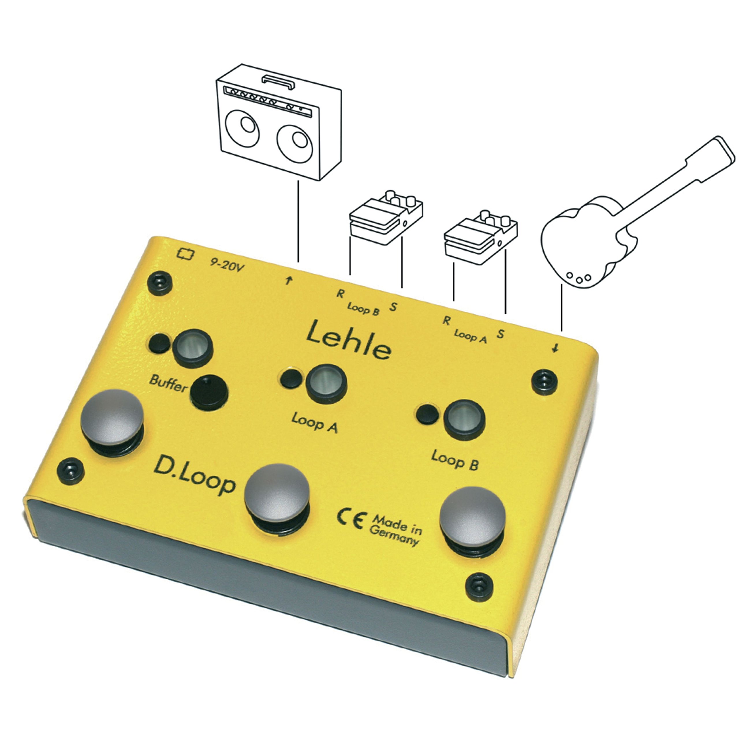 ギター Lehle D.Loop SGoS LEHLE D.LOOP SGOS: Programmable networkable FX looper