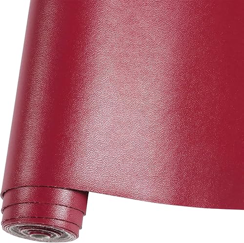 Rollo de piel sintética verde de color sólido de 10 x 53 pulgadas, material de piel sintética suave para hacer manualidades, hacer manualidades,