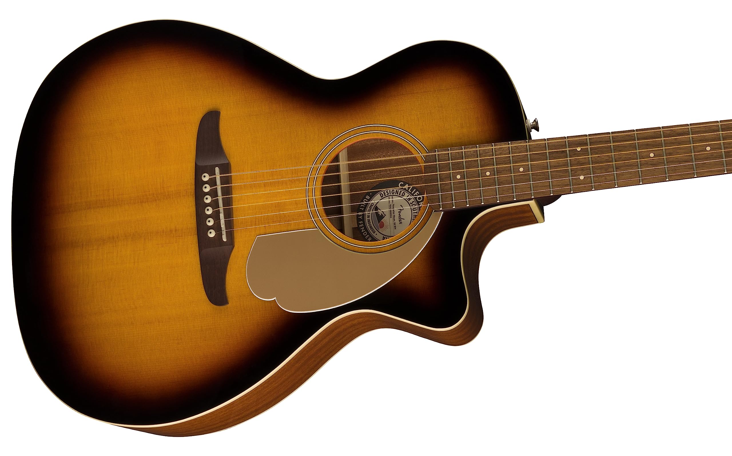 Fender 6-strunowa gitara akustyczna, prawa ręka, Sunburst (0970743503)