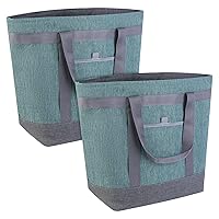 Vista 11 de CIVJET Bolsa de mano reutilizable aislada para compras de comestibles para mujeres/hombres, pizza/bolsa de entrega de alimentos para mantener