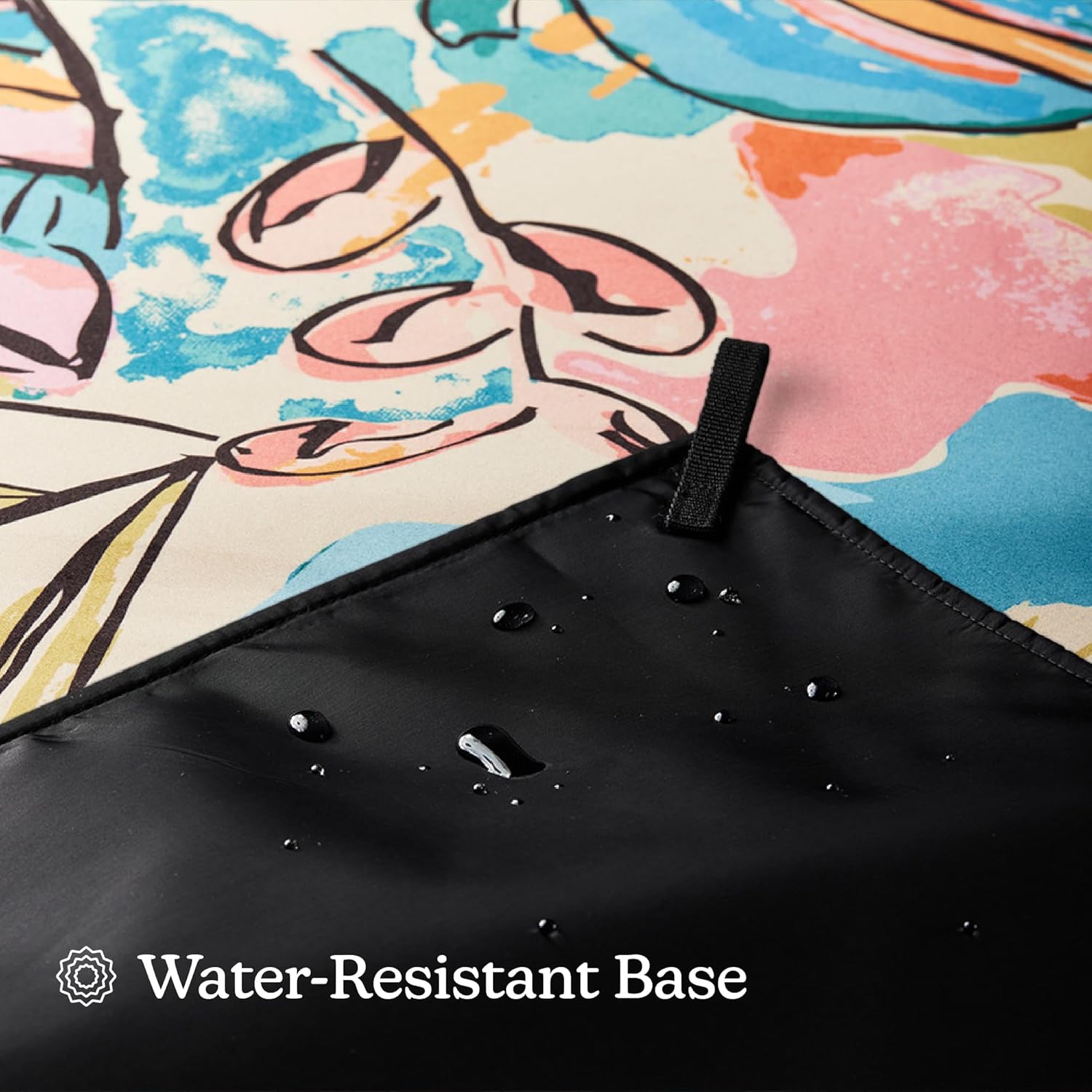 Nomadix Festival Blanket - Perfect for Picnics, Camping, & Lawn Seating - Plush Top & Water Resistant Base - Made with Post Consumer Recycled Materials - Jungle - 60x72 - Image 7