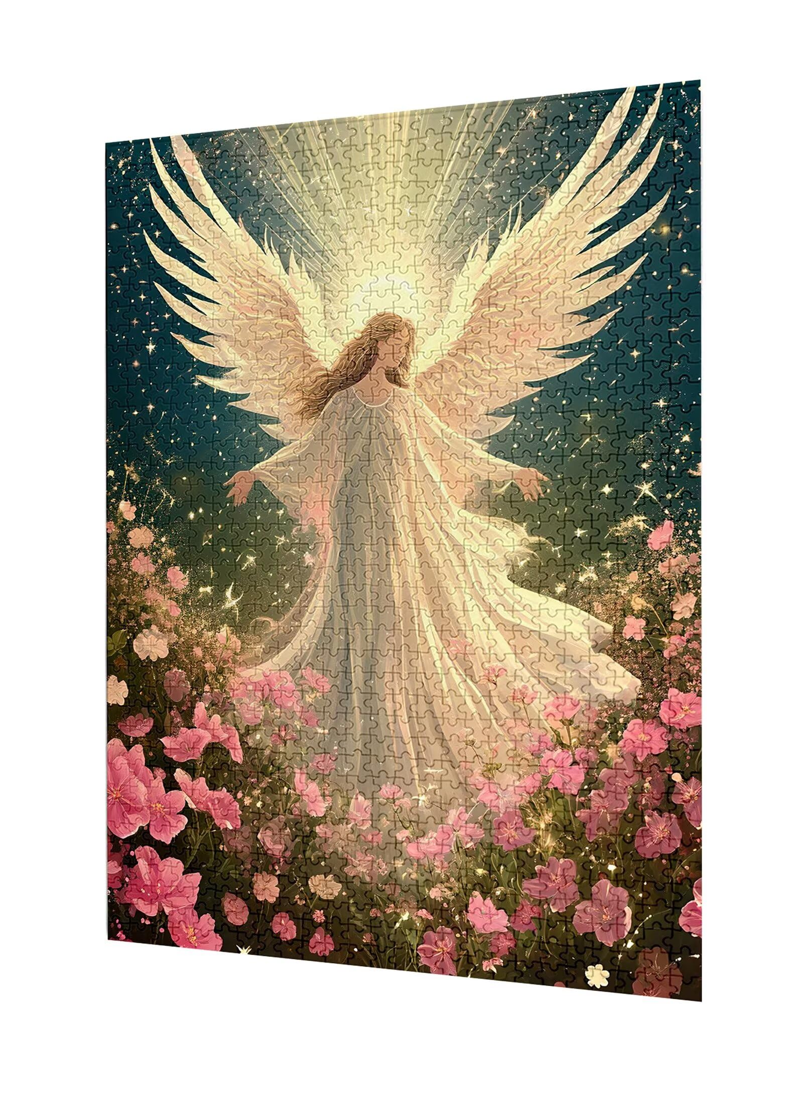 Puzzle 4000 Pièces Adulte Puzzle Ange Puzzles Classiques, 4000 Pièces Jeu éducatif défi Jouet Puzzles Fleur Art DIY Jeu Occasionnel Jouets Cadeau Intéressants Ami De La Famille Approprié S-919