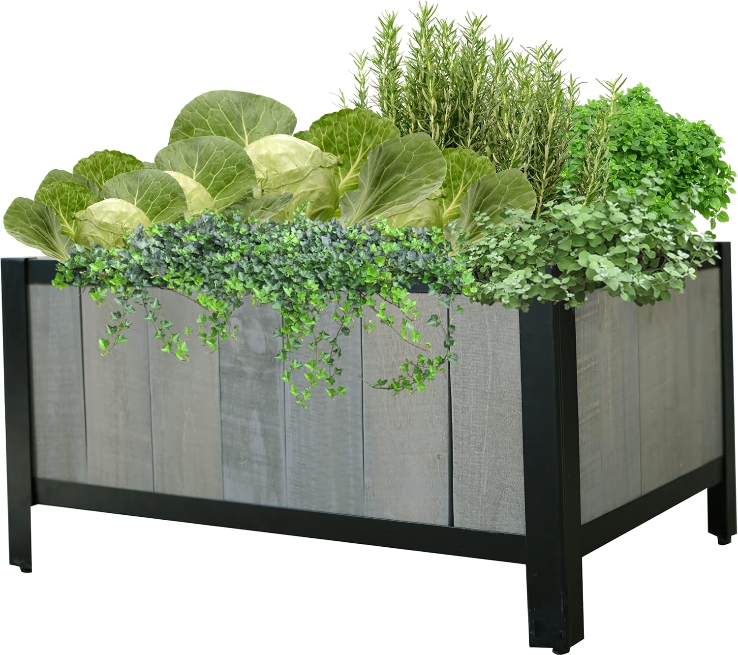 Raised Garden Bed with Legs Elevated Wood Planter Box