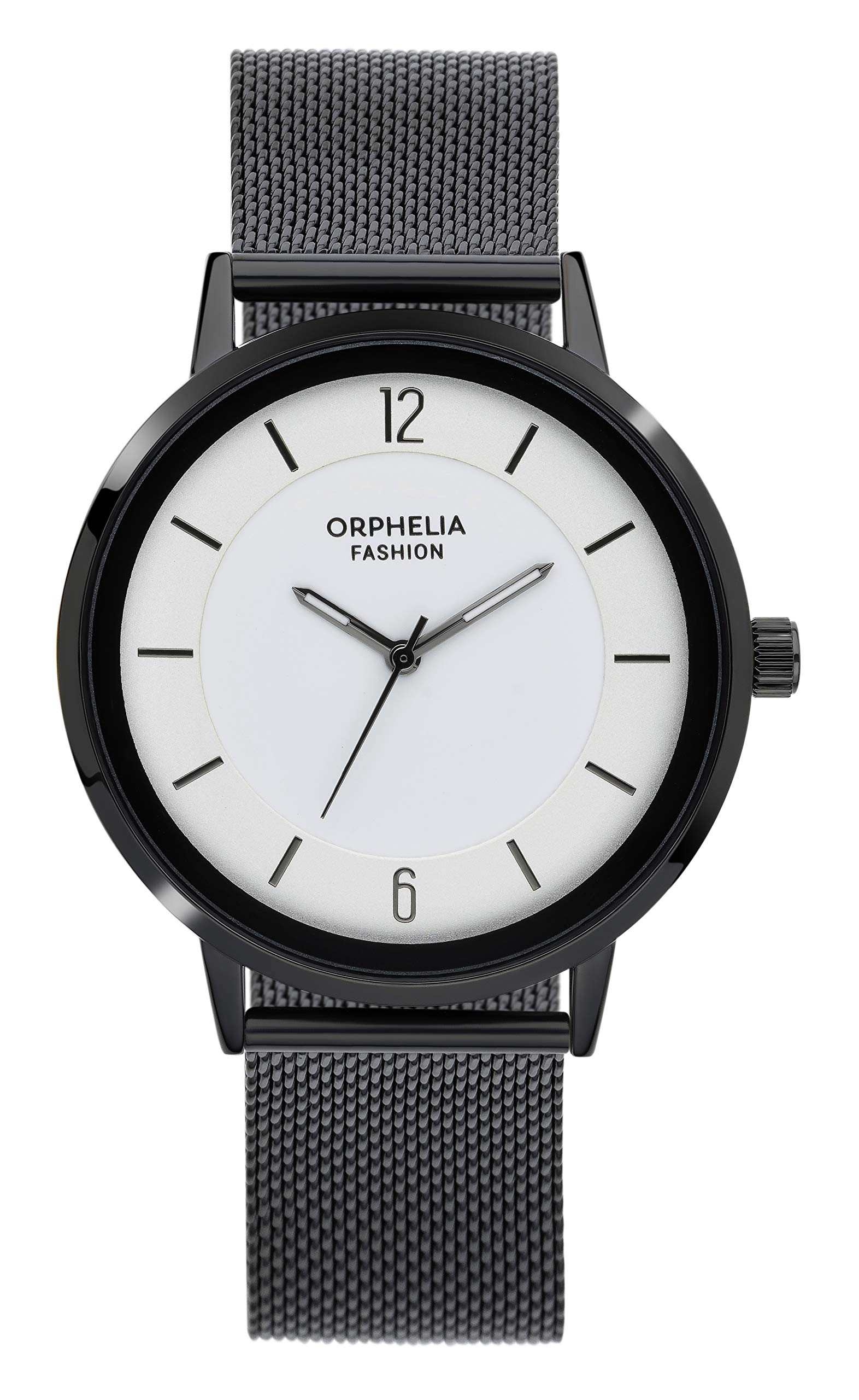 Orphelia Fashion Mens Analogue Watch Moonwalk with Stainless Steel Mesh Band