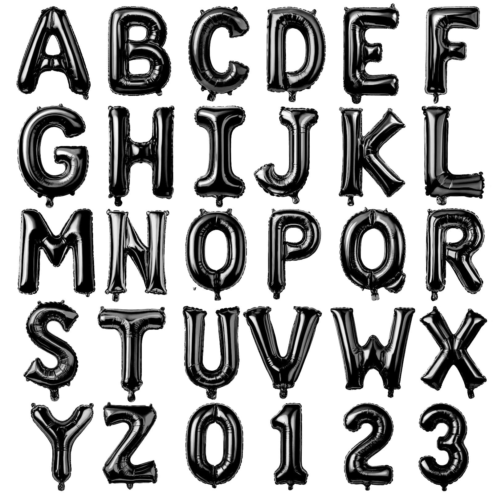 Custom 16 Inch Phrase Balloons, A-Z Alphabet Foil Mylar Balloons for DIY Personalized Letter Balloons Banner,Reusable Birthday, Wedding & Celebration