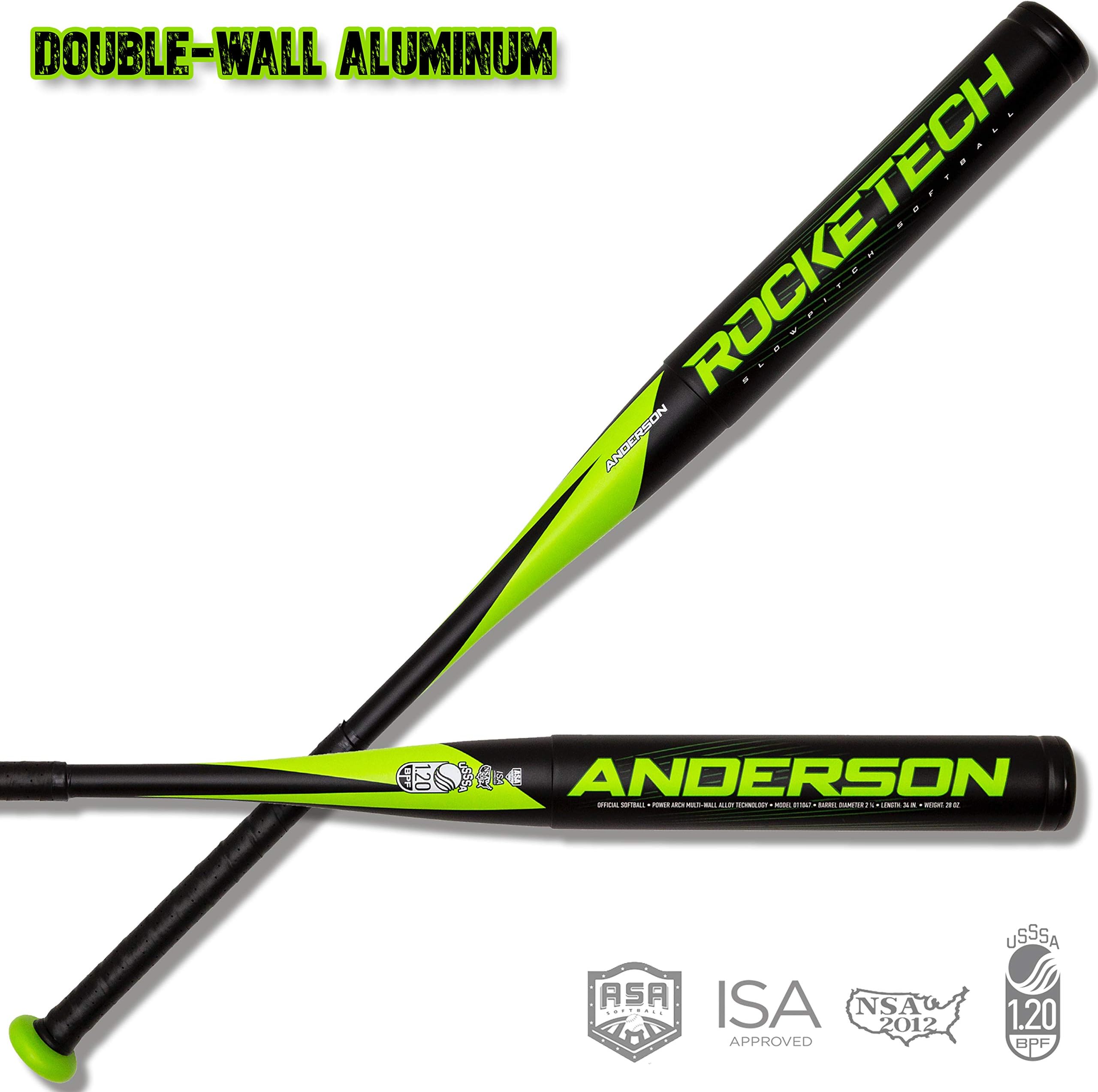 2020 Anderson Rocketech Double-Wall Slowpitch Softball Bat