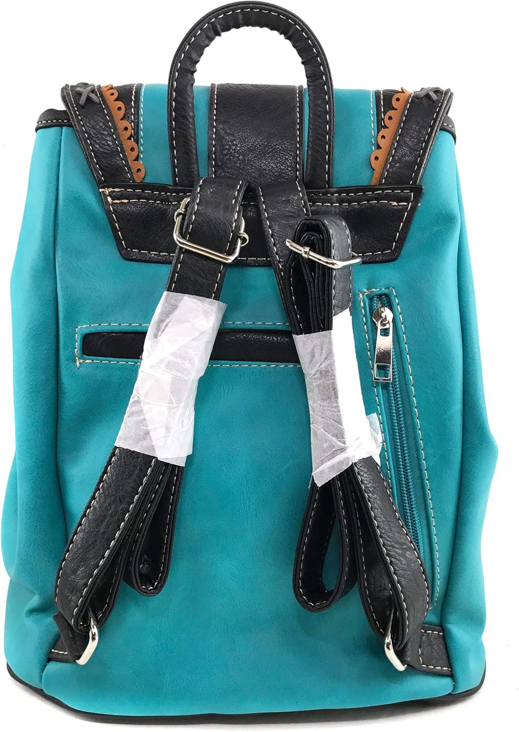 Zelris Western Country Floral Buckle Conceal Carry Rucksack Backpack with Matching Wallet Set