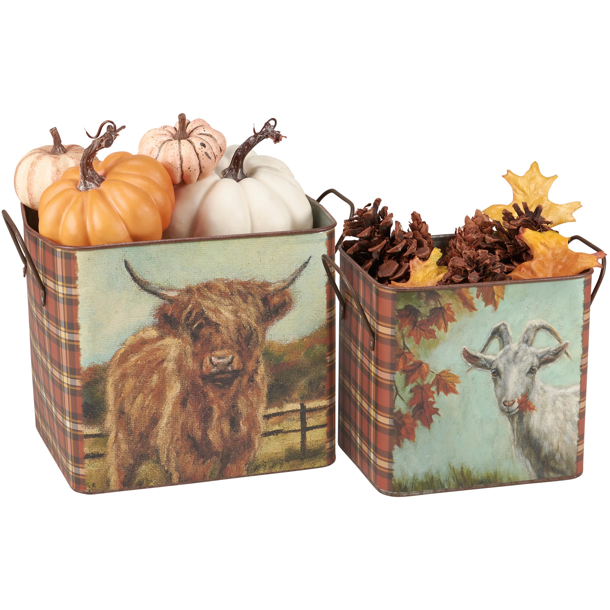 Bacs décoratifs ferme d'automne parfaits pour embellir votre table de saison