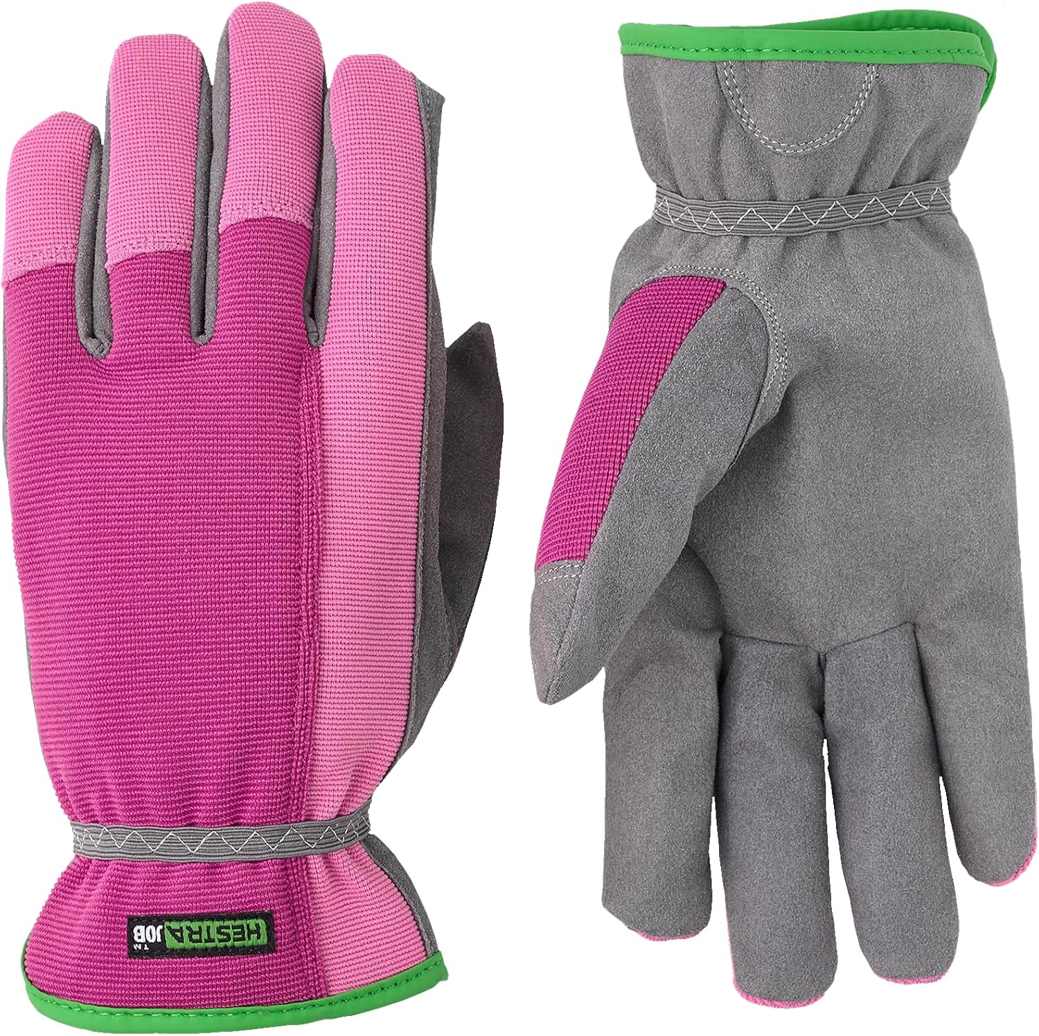 Hestra Job Garden Robin Durable Adult Work and Gardening Gloves, Washable Gloves for Everyday Gardening, Yard Work & Tool Use
