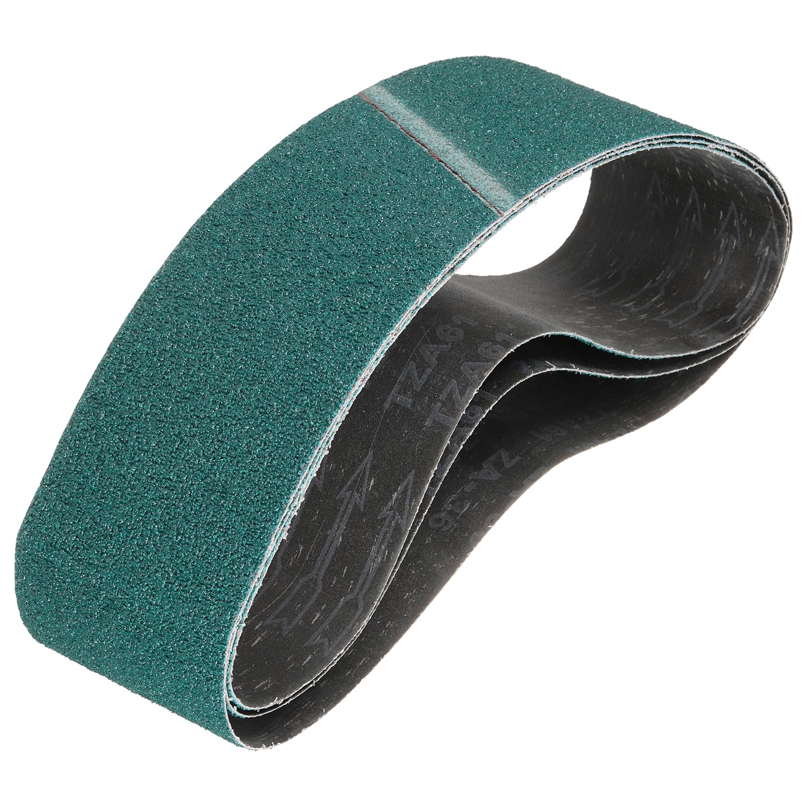sourcing map 100mm x 915mm Sanding Belts, 3 Pcs 36 Grit Zirconia Abrasive Belt Sander File Belt for Woodworking, Metal Polishing, Knife Sharpener