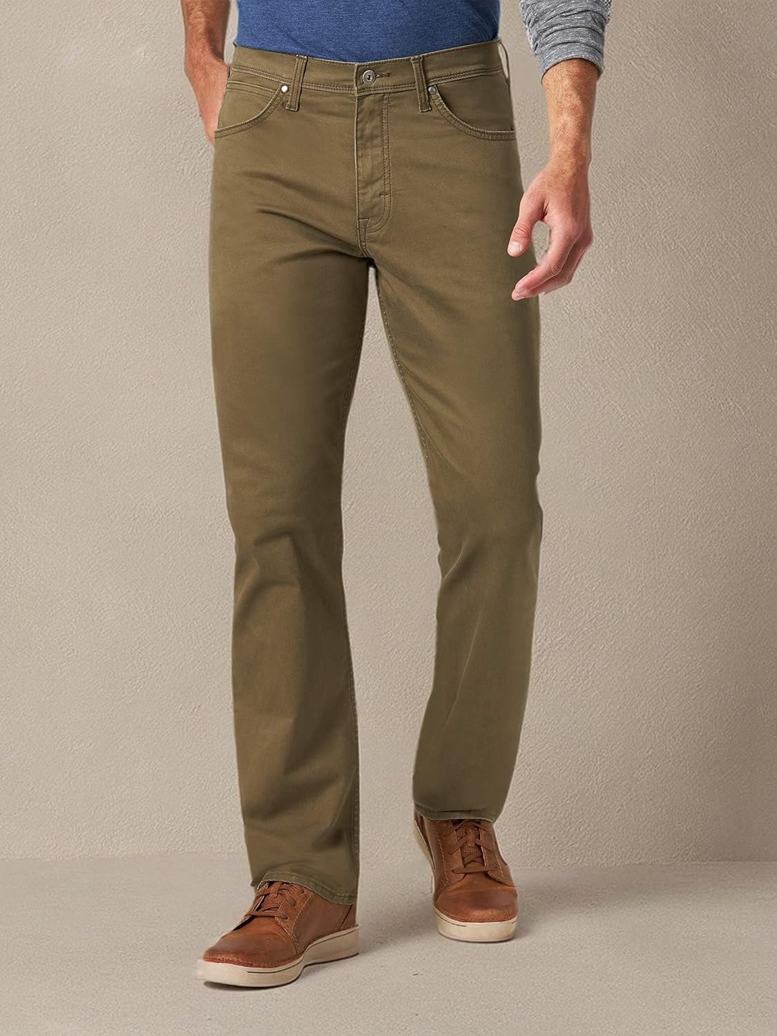 Wrangler Authentics Men's Straight Fit Twill Pant 8 81j2M1 4bHL. AC SL1500