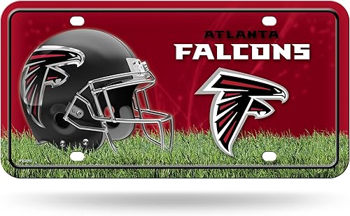 Vista 46 de Rico Industries Placa de matrícula de metal unisex para adultos de la NFL