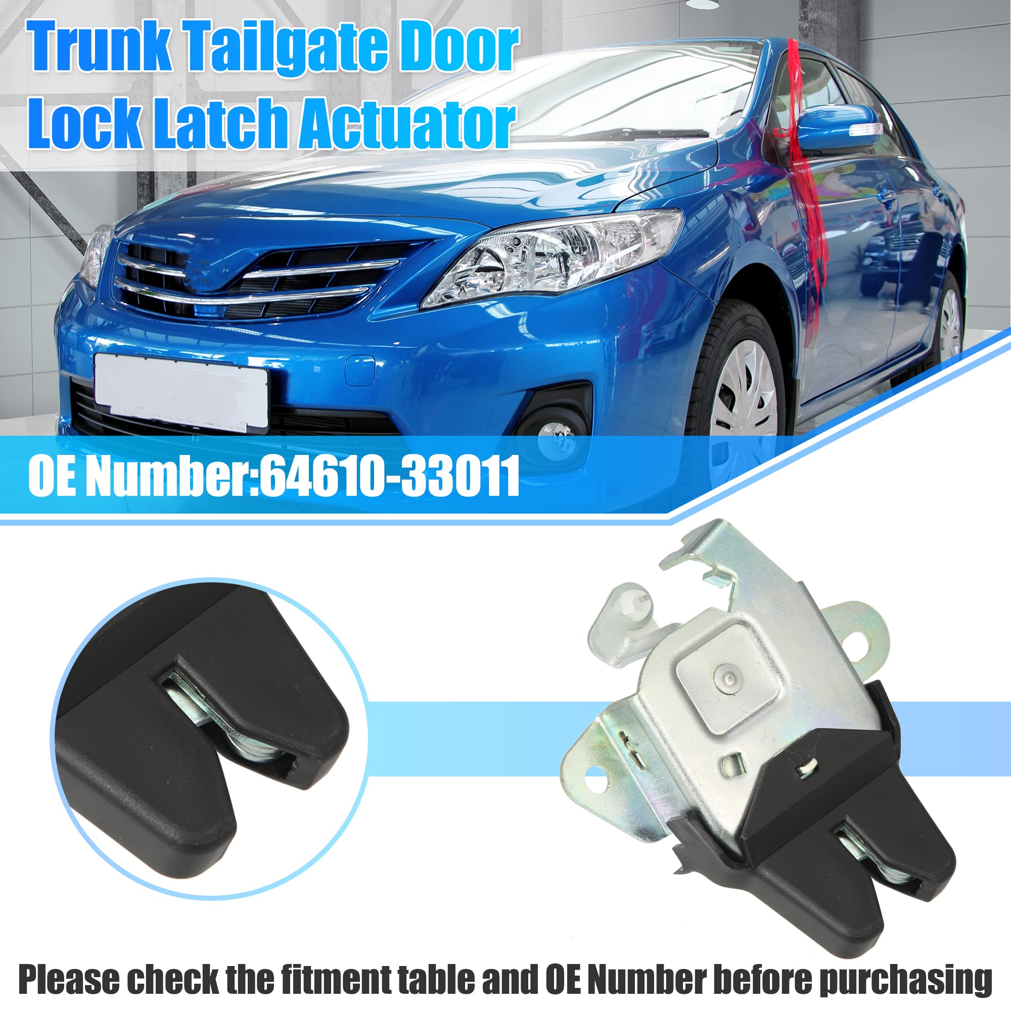 Amazon.com: X AUTOHAUX Car Rear Tailgate Latch Actuator Rear Trunk