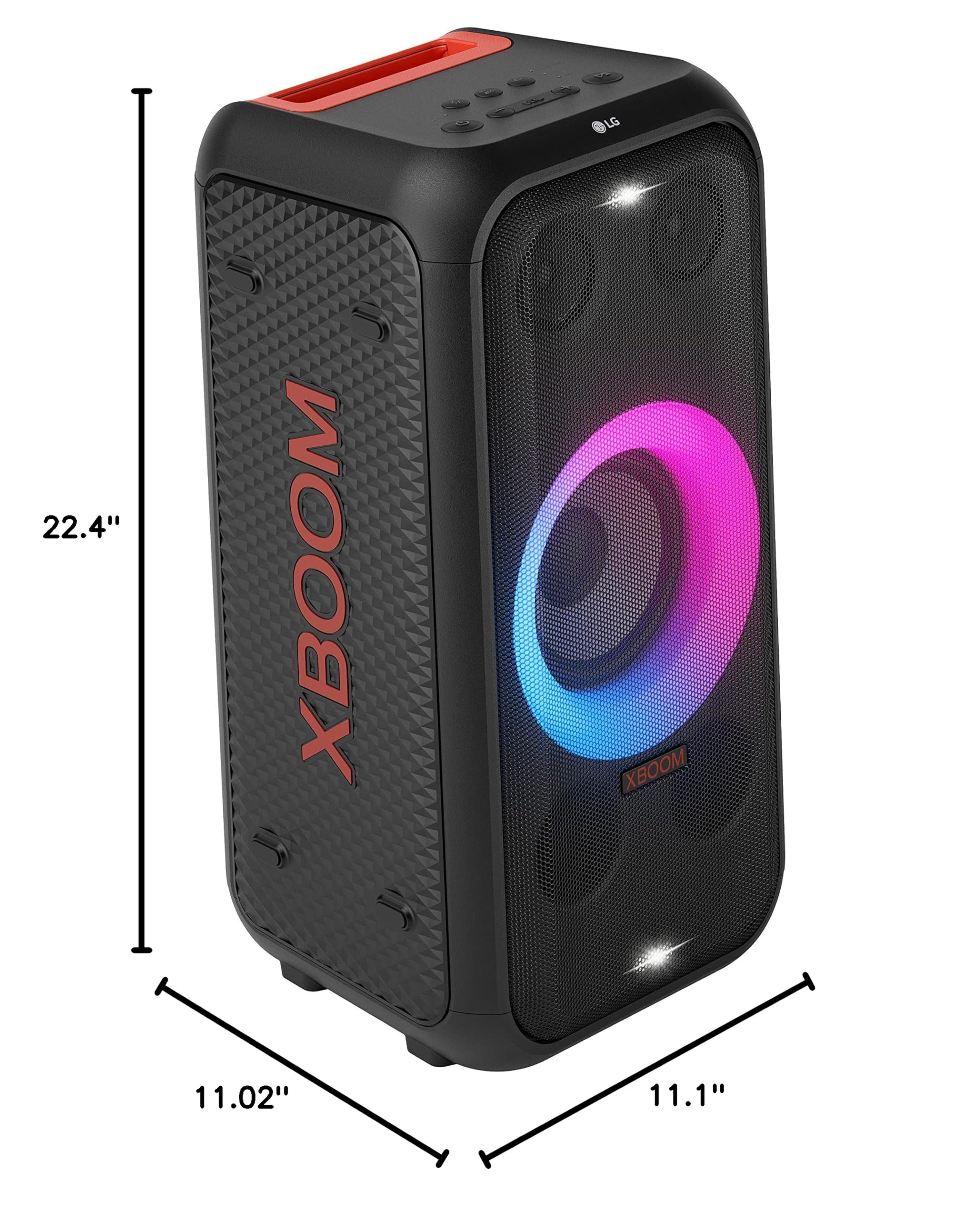 LG XBOOM XL5 2.1ch Multi-Color Ring Lighting Audio System up to 12HR Battery