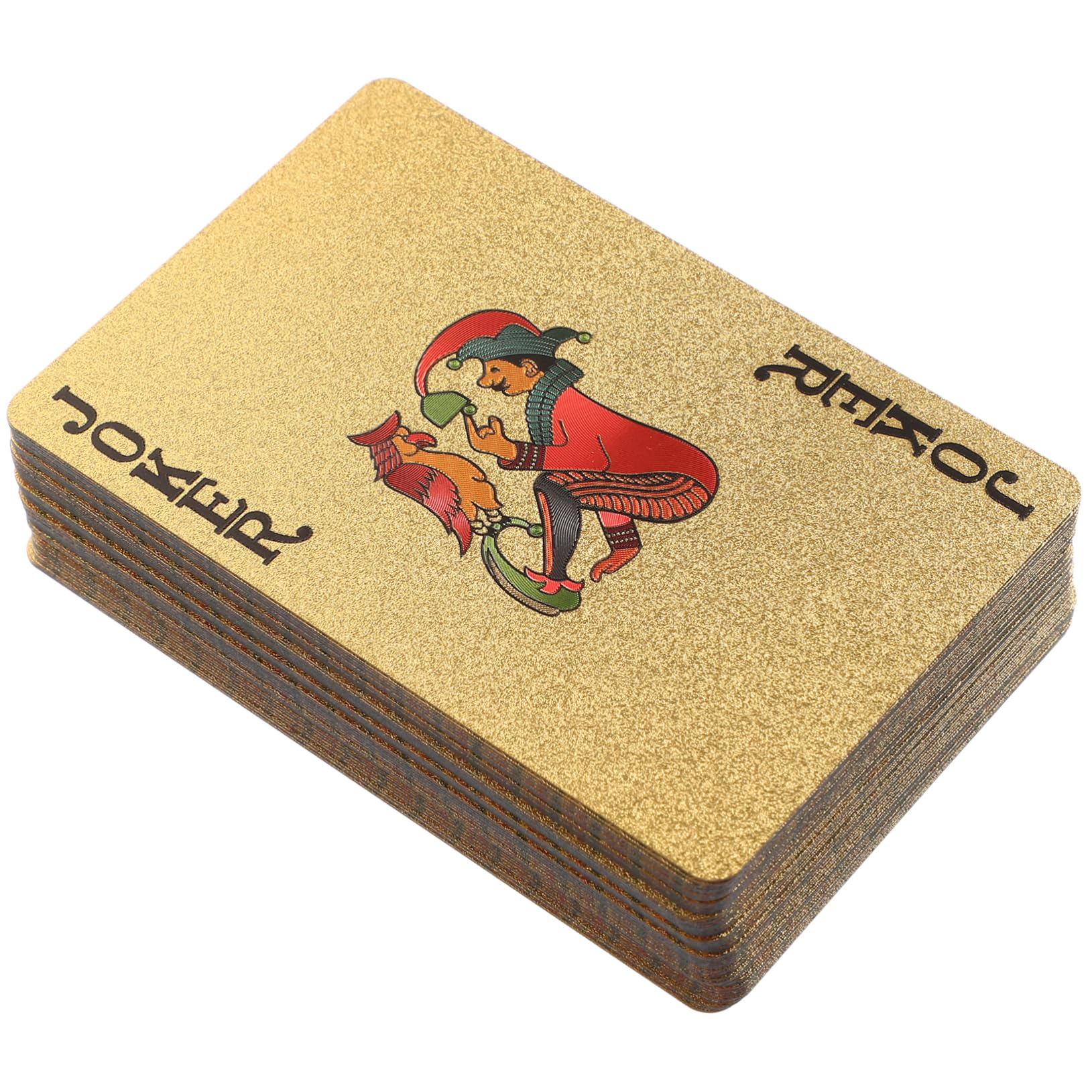 VICASKY 4confezioni Plated Poker Cards Gioco Da Tavolo Per Feste Carte Da Gioco Di Alta Qualità Per Intrattenimento e Per Adulti e Appassionati Di Poker