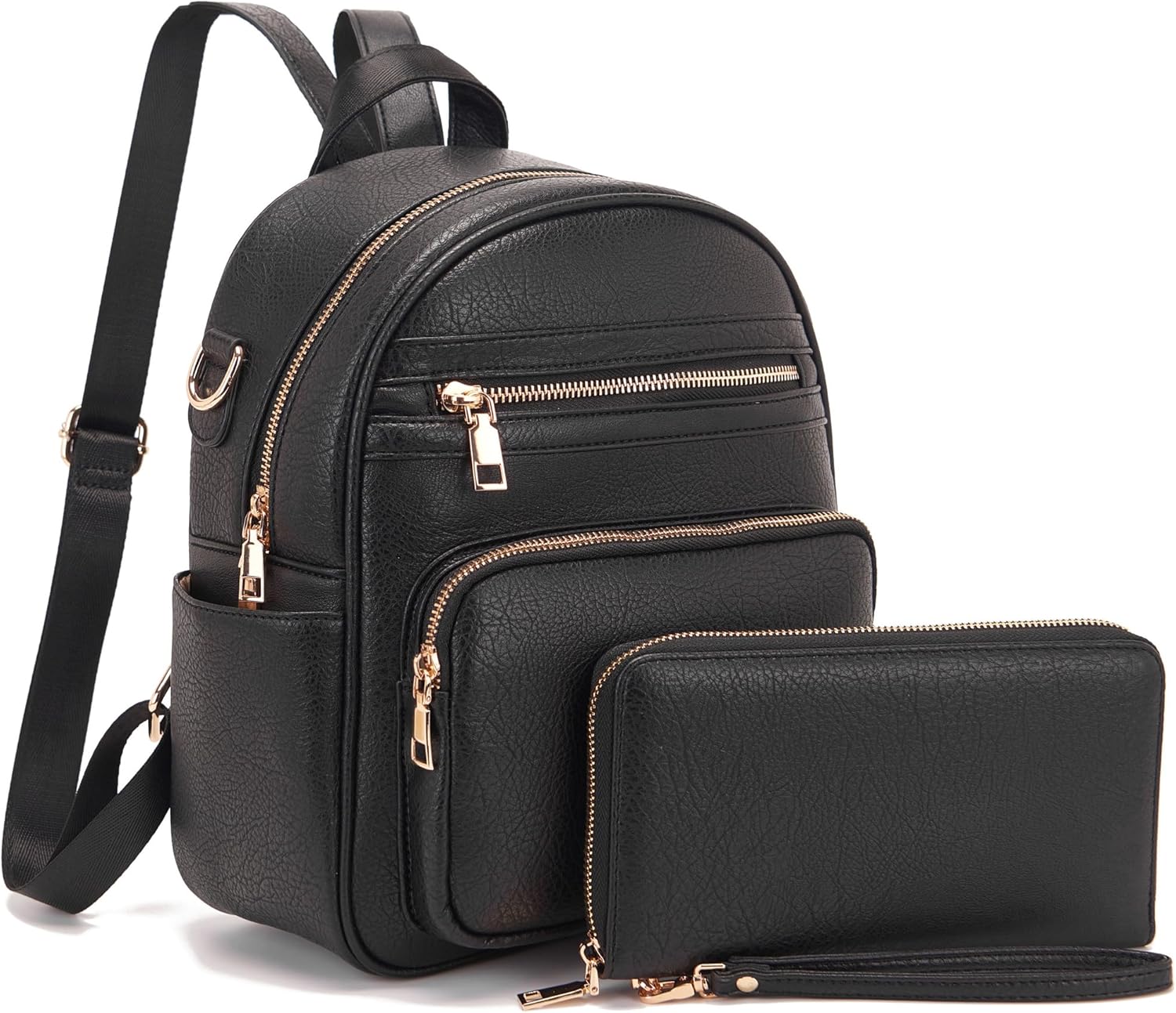 Idesort Small Backpack Purse for Women Girls Cute Backpacks Purse set with Wallet Convertible Shoulder bag