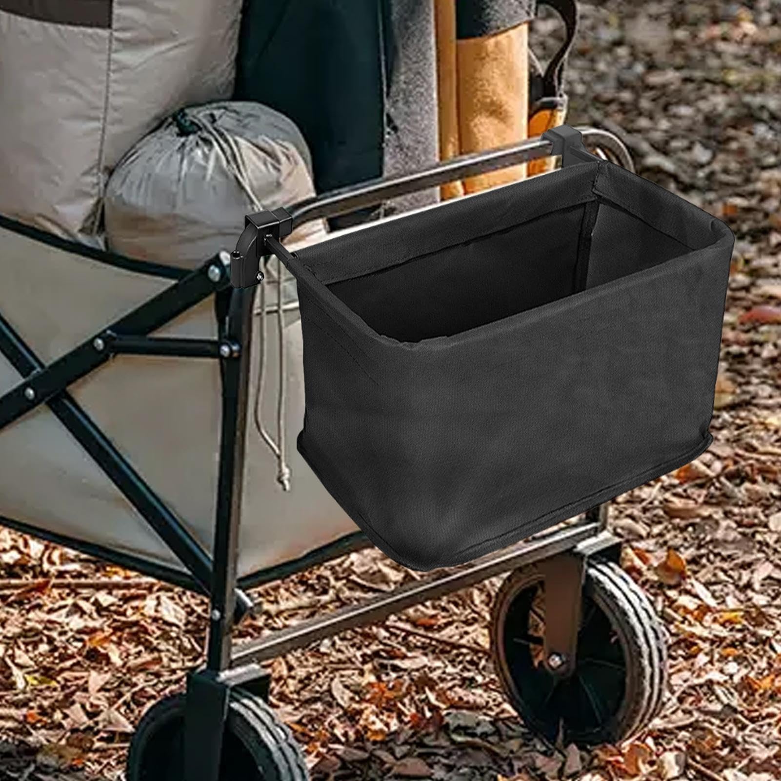 Organizer na torbę na plecach, składana torba na bagażnik z tkaniny Oxford z haczykami na piknik na kempingu, zakupy w ogrodzie, grill i sprzęt outdoorowy