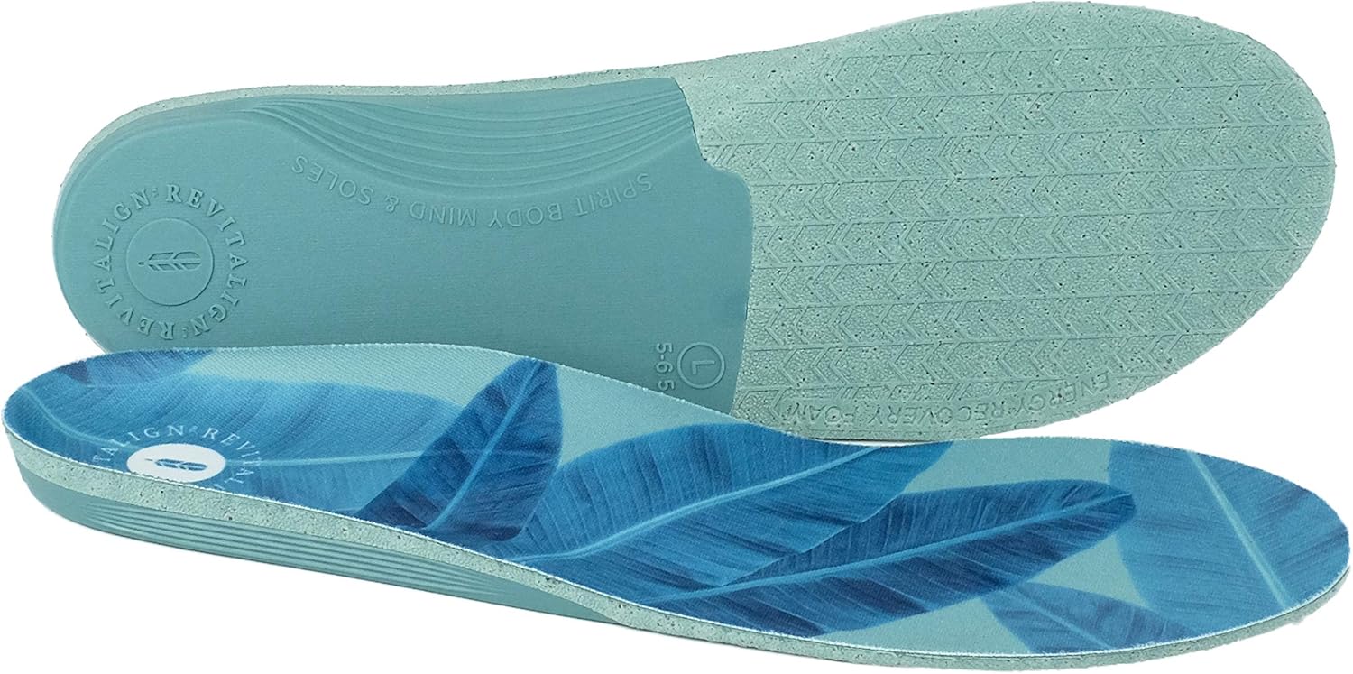 REVITALIGN Women's Active Alignment Orthotic Small Sizes 7-8.5 Blue
