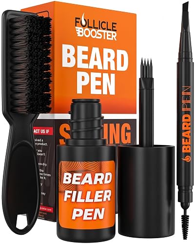 FOLLICLE BOOSTER Beard Pen Filler Styling Kit for Men